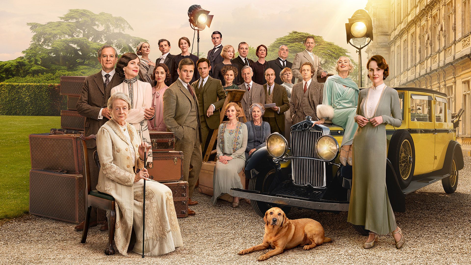 Downton Abbey: A New Era background