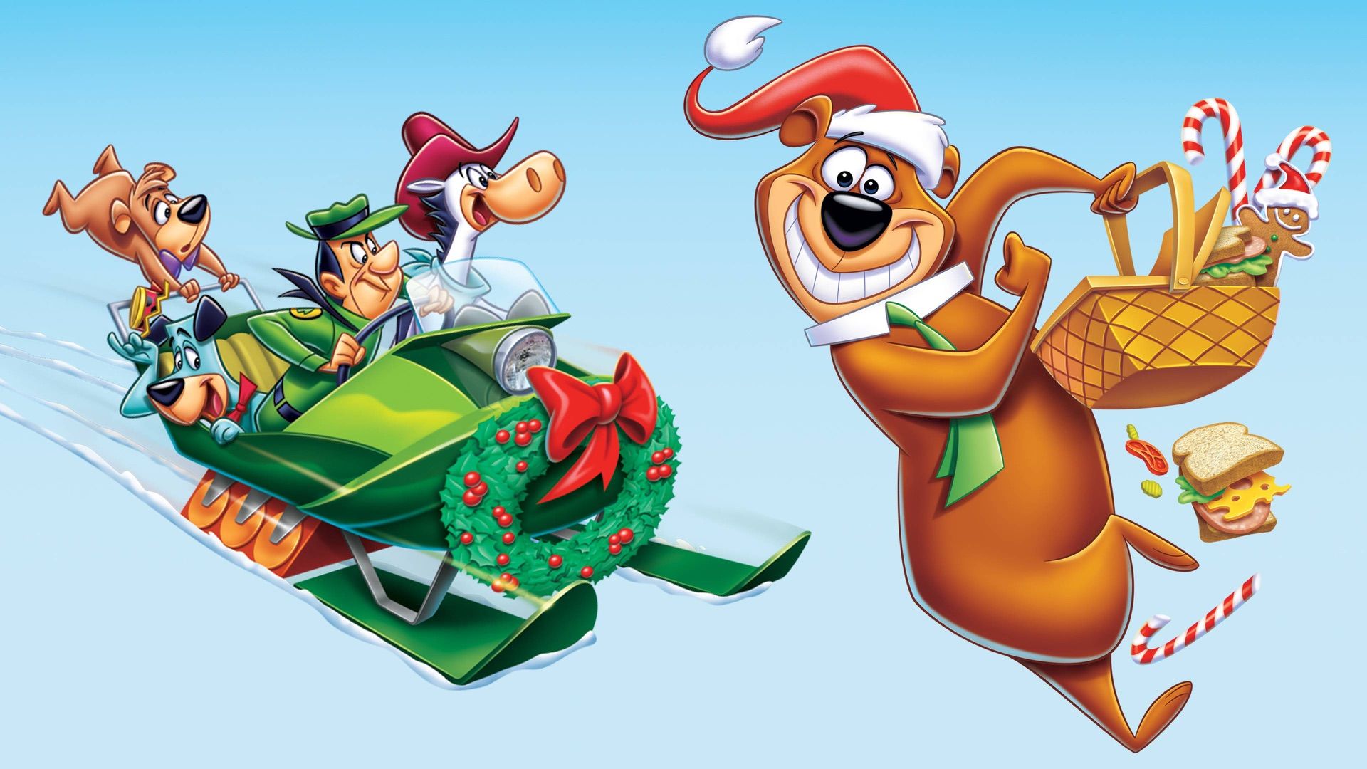 Yogi Bear's All-Star Comedy Christmas Caper background