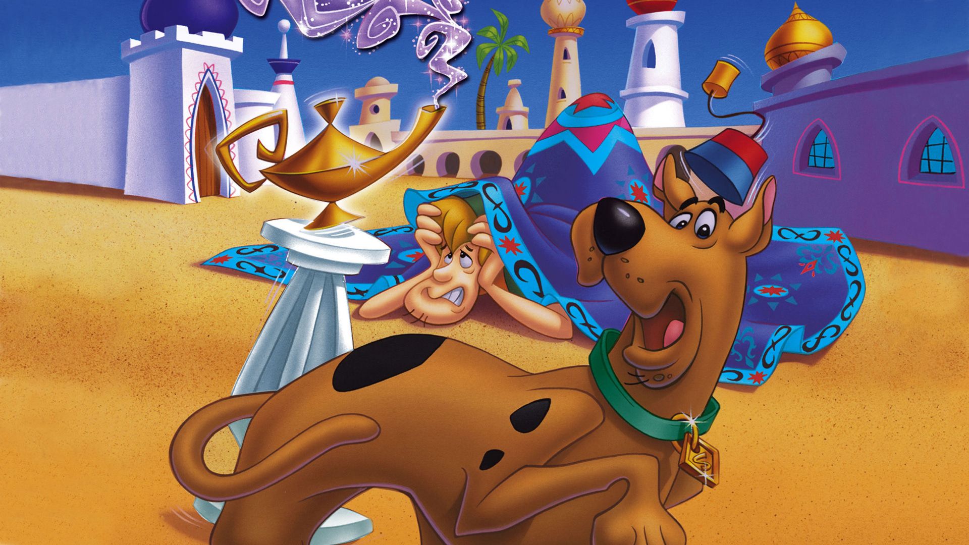 Scooby-Doo in Arabian Nights background