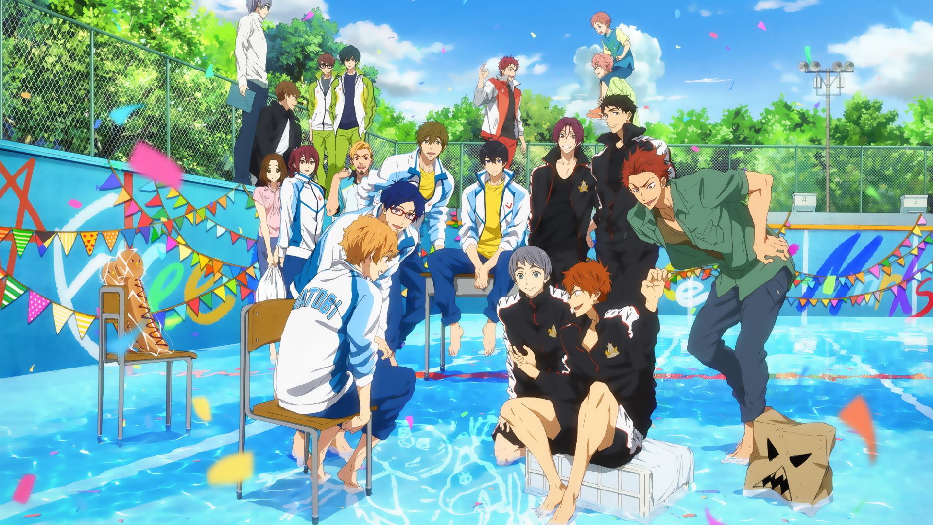 Free! Take your Marks background