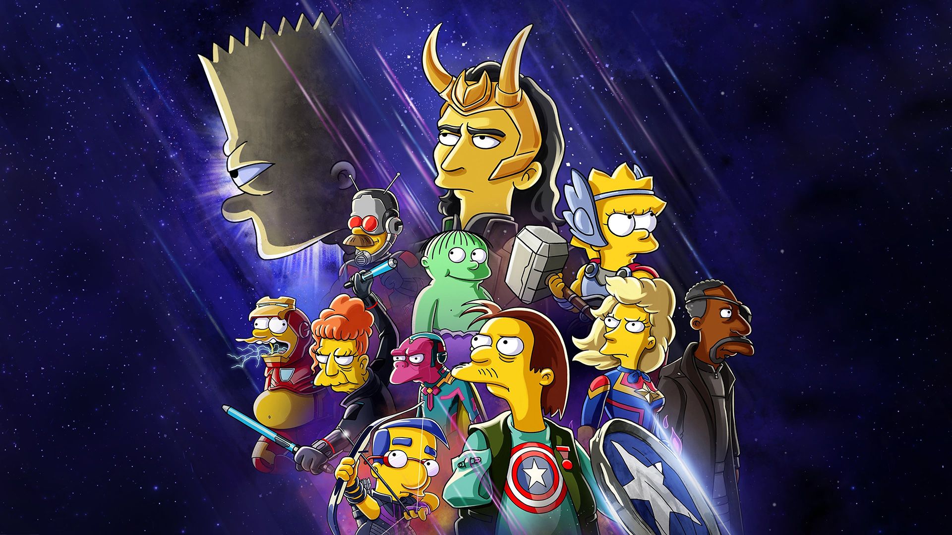 The Good, the Bart, and the Loki background