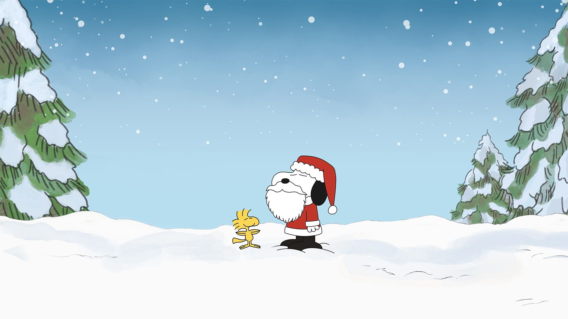 It's Christmastime Again, Charlie Brown background