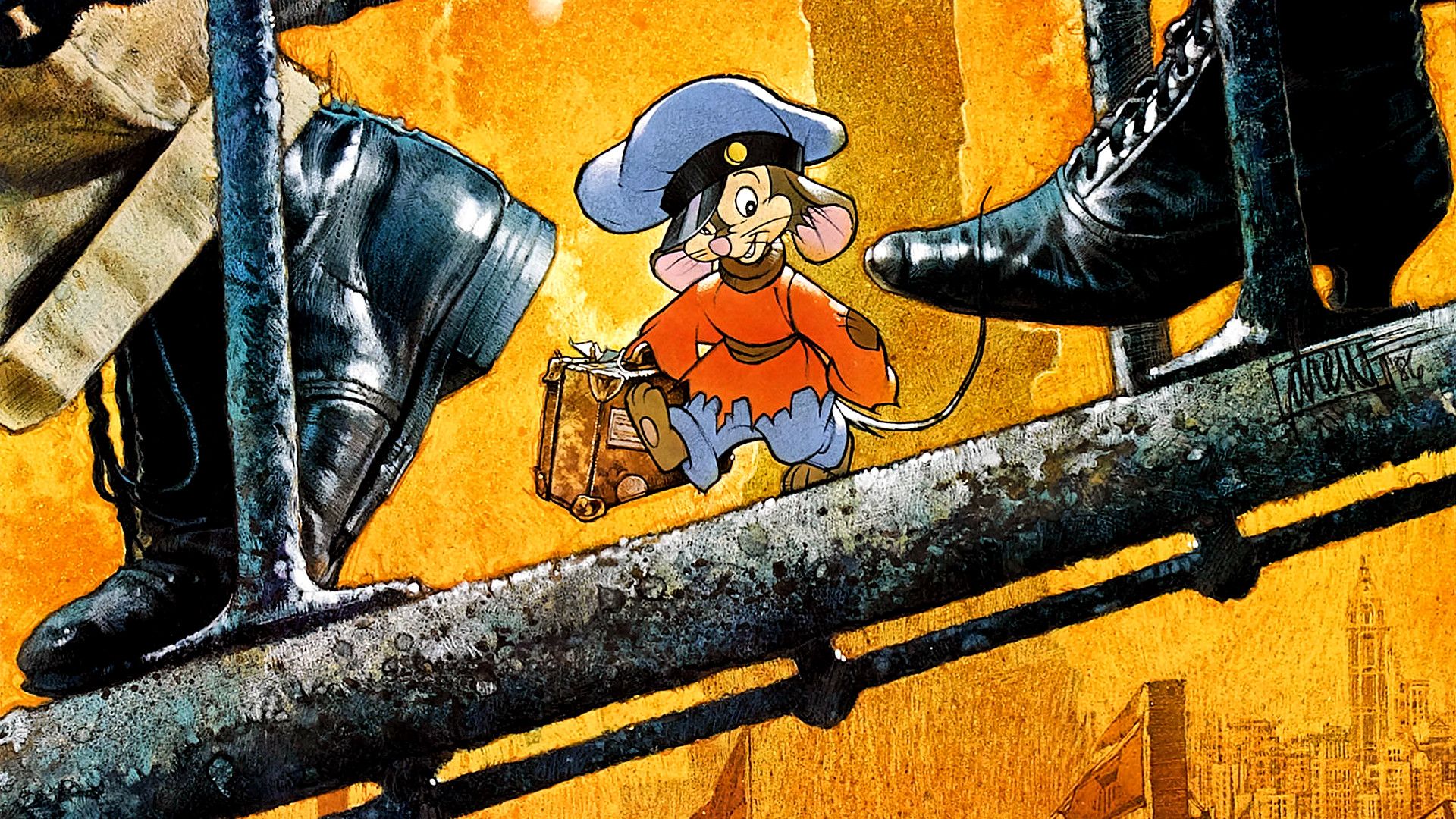 An American Tail background