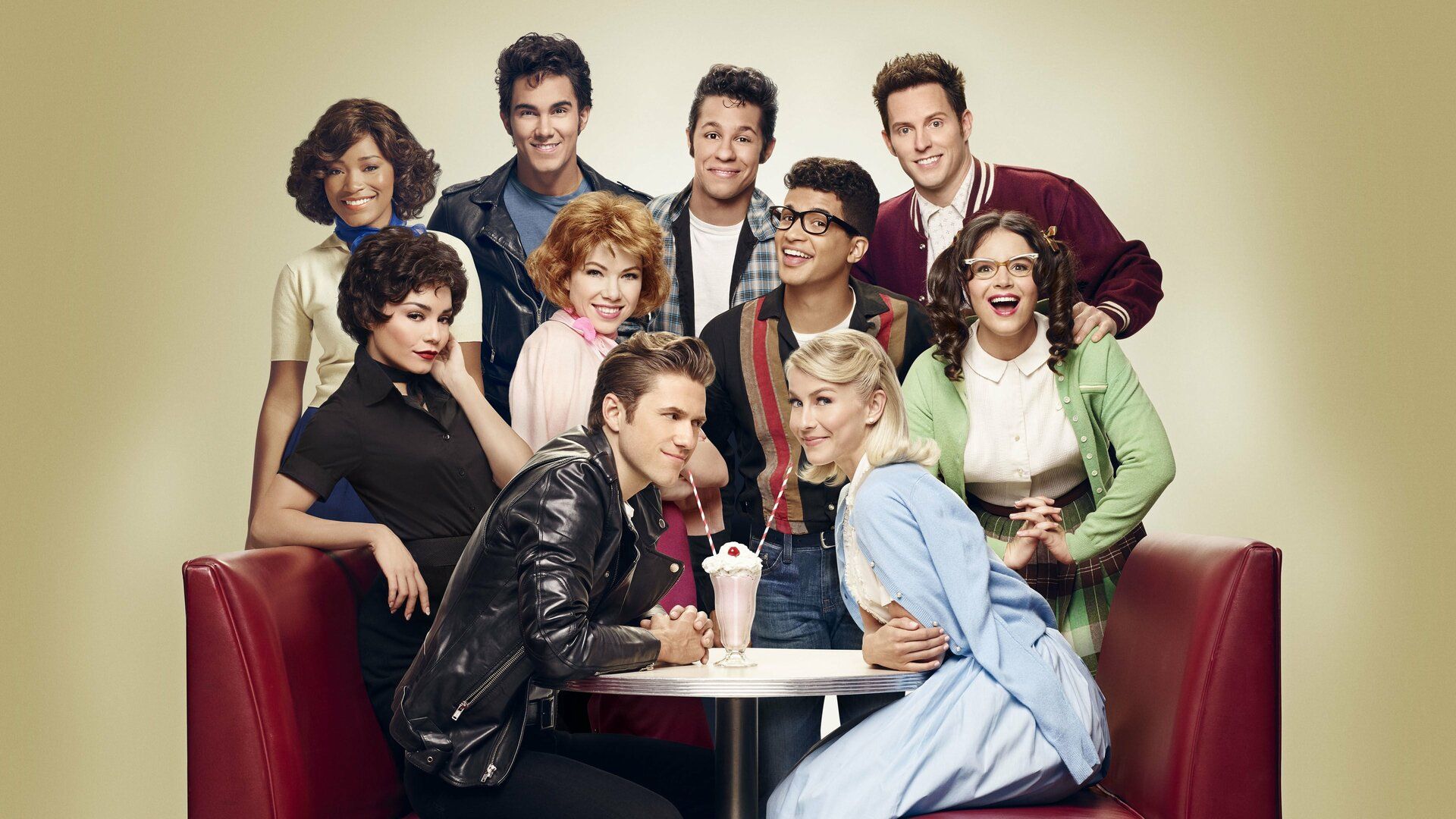 Grease Live! background