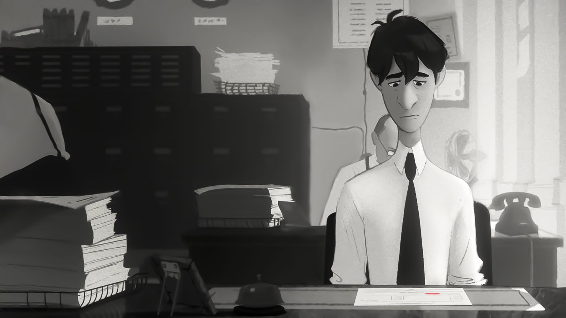 Paperman background
