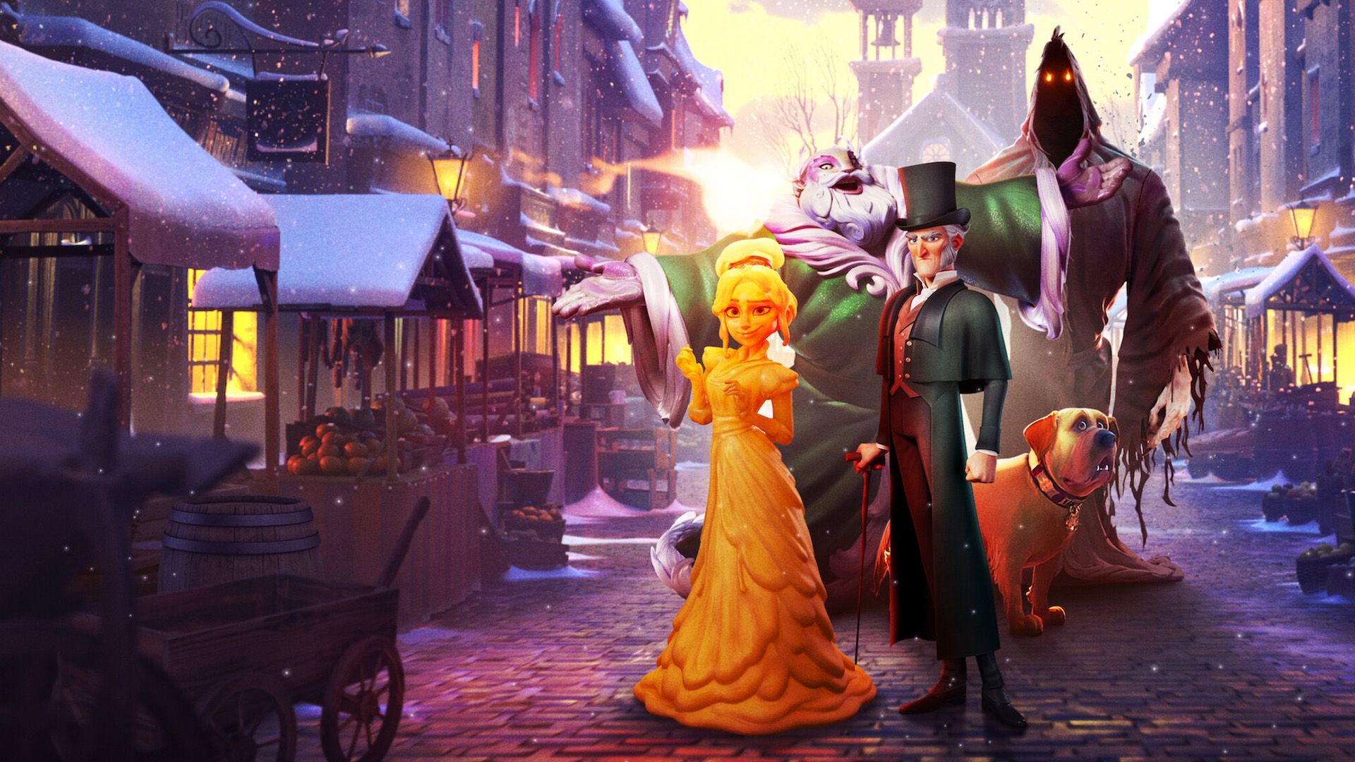 Scrooge: A Christmas Carol background