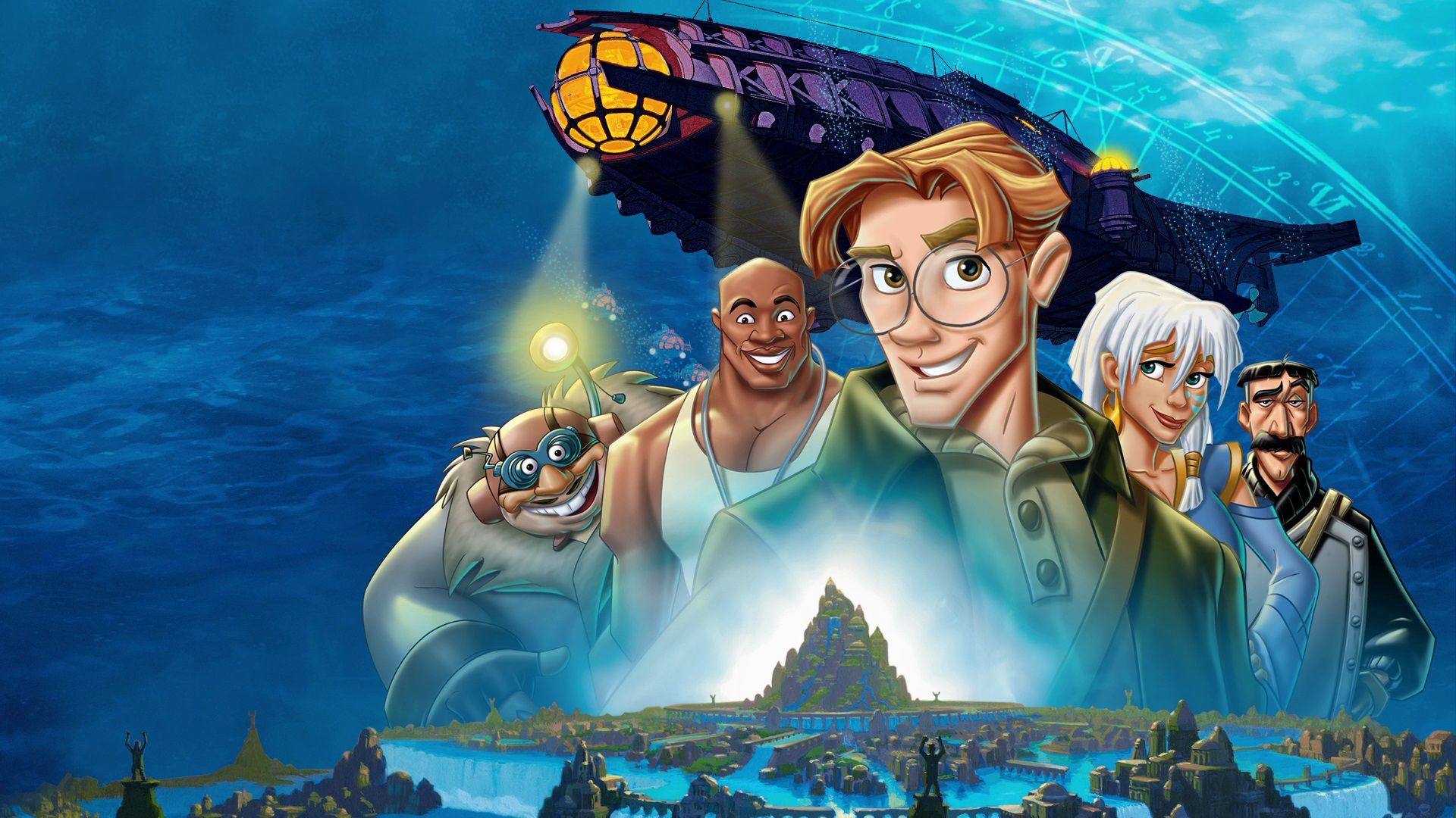 Atlantis: The Lost Empire background