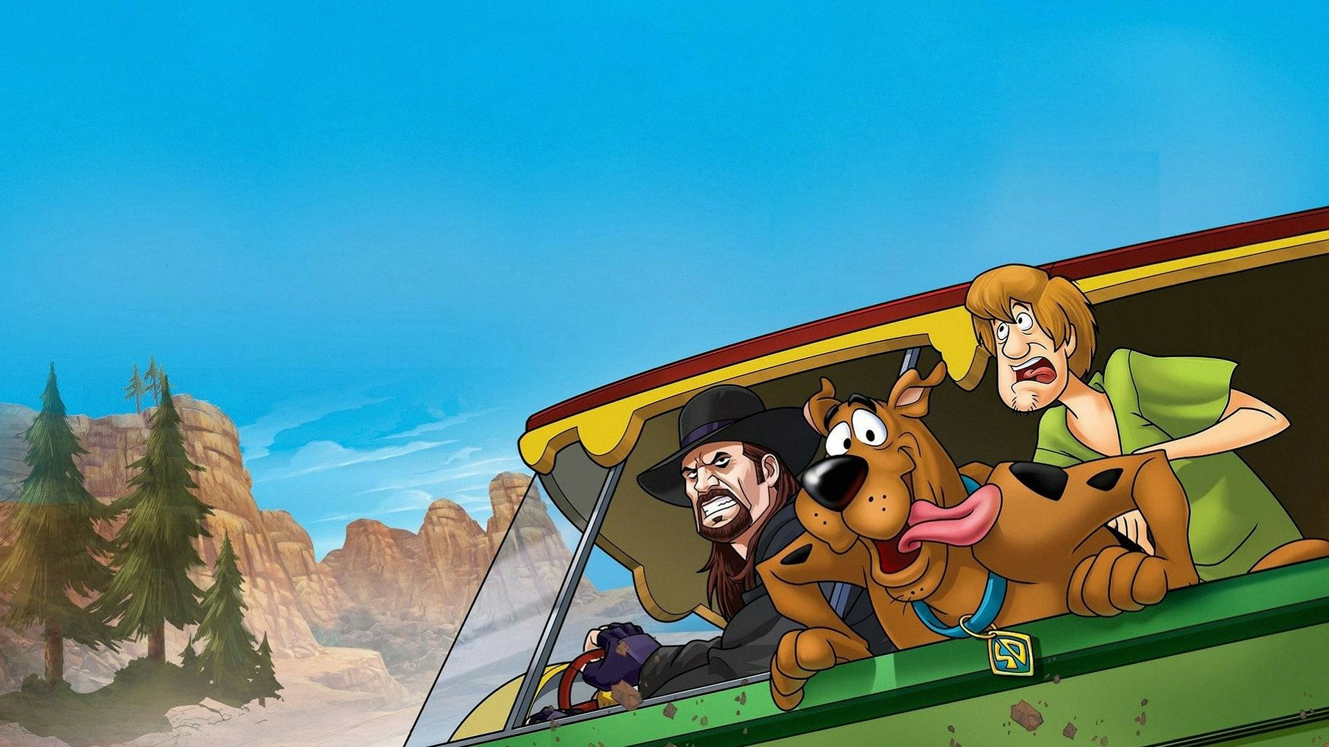 Scooby-Doo! and WWE: Curse of the Speed Demon background