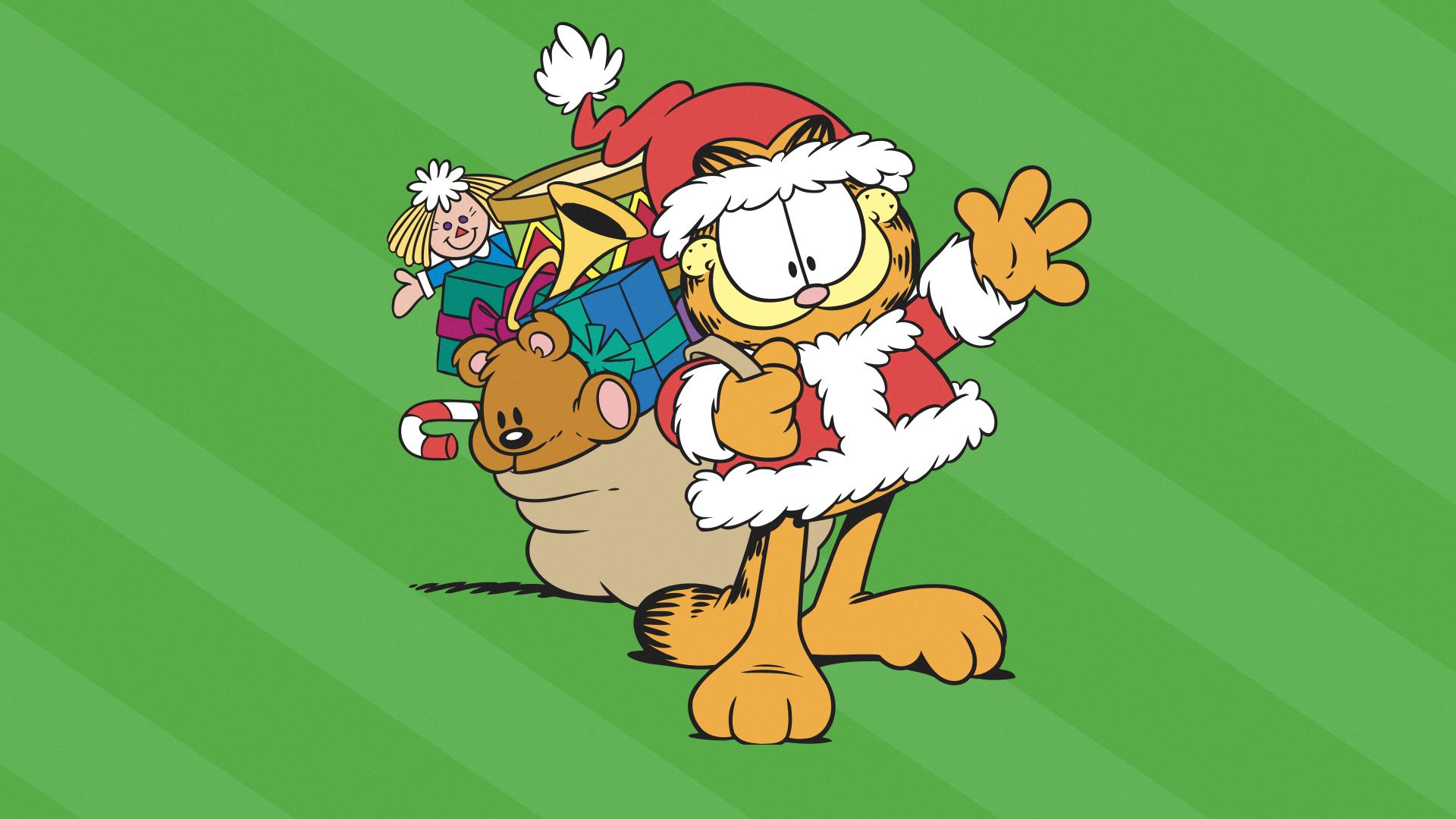 A Garfield Christmas Special background
