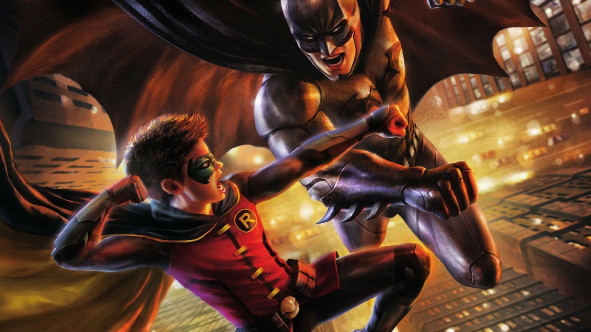 Batman vs. Robin background