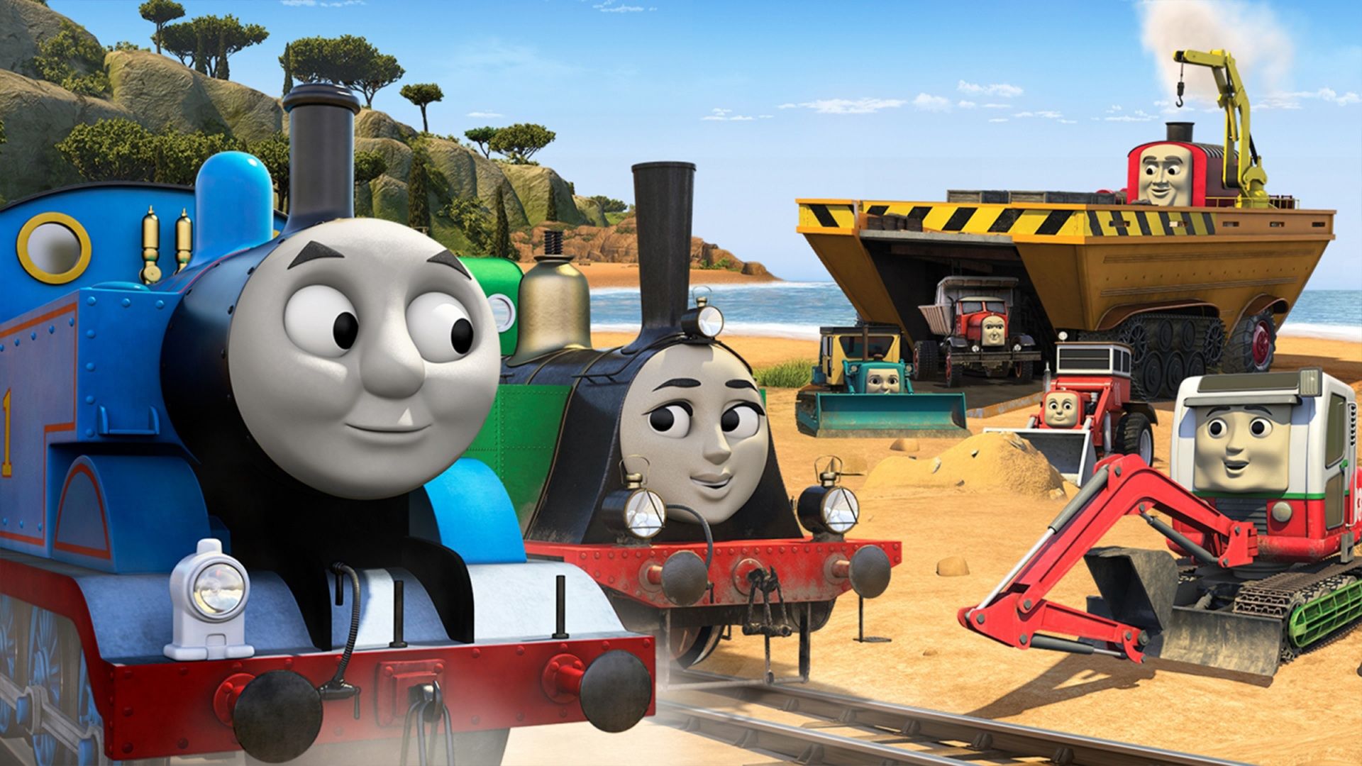 Thomas & Friends: Digs & Discoveries background