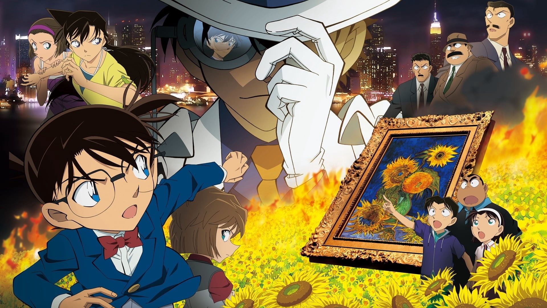 Detective Conan: Sunflowers of Inferno background