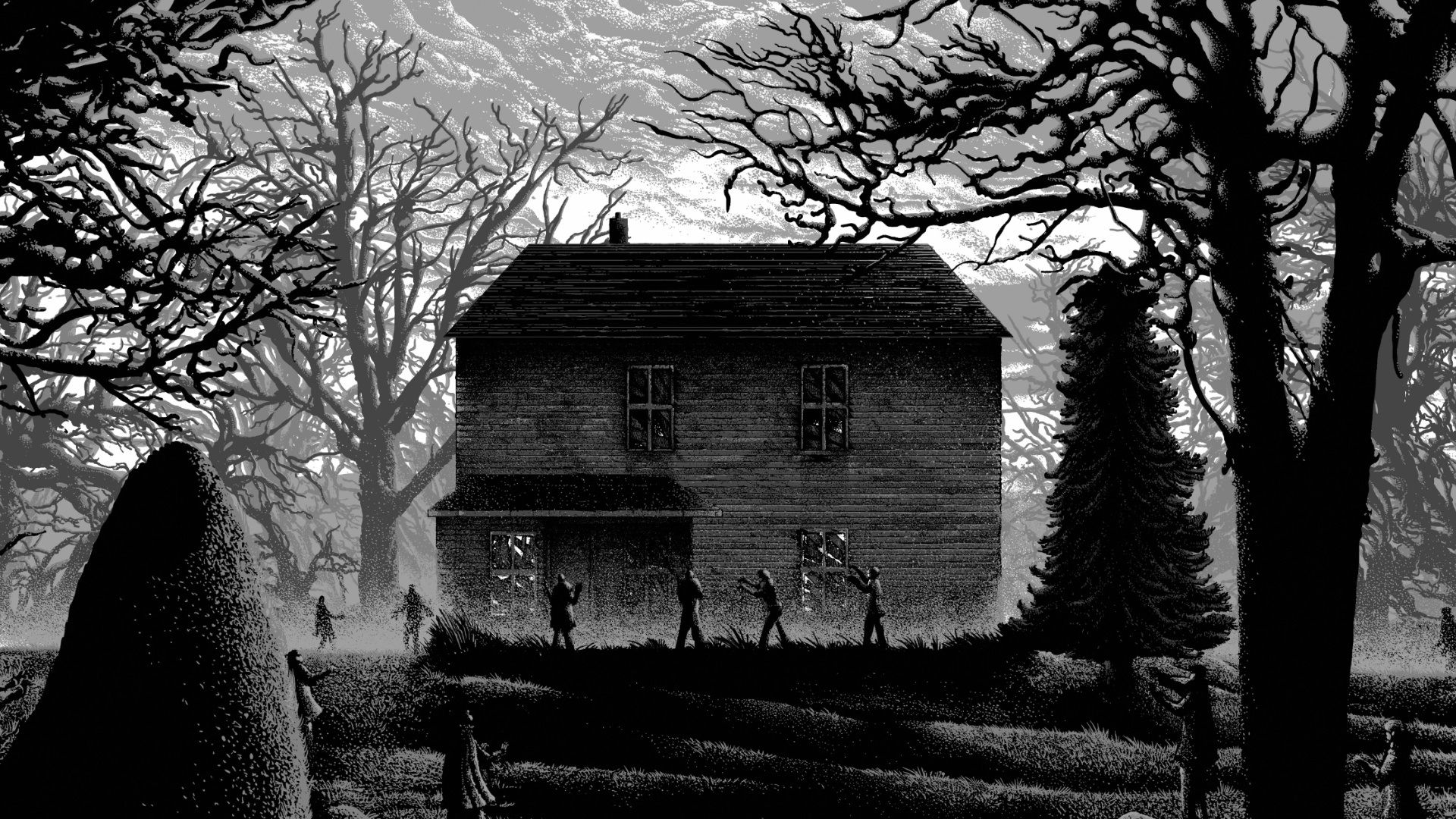 Night of the Living Dead background