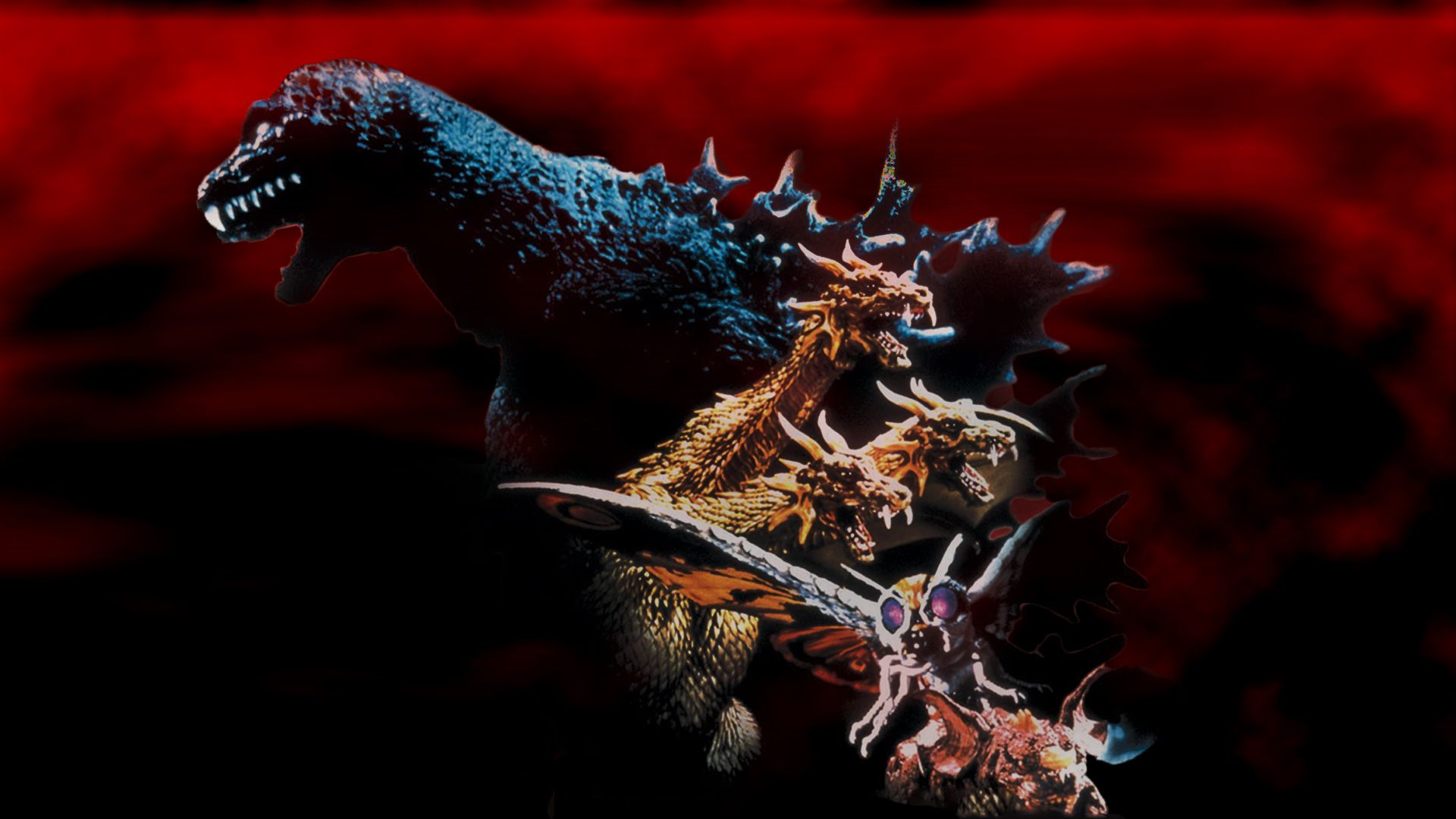 Godzilla, Mothra and King Ghidorah: Attack of the Giant Monsters background