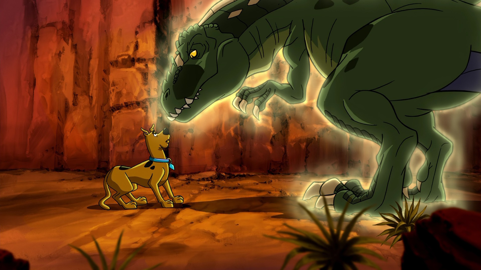 Scooby-Doo! Legend of the Phantosaur background