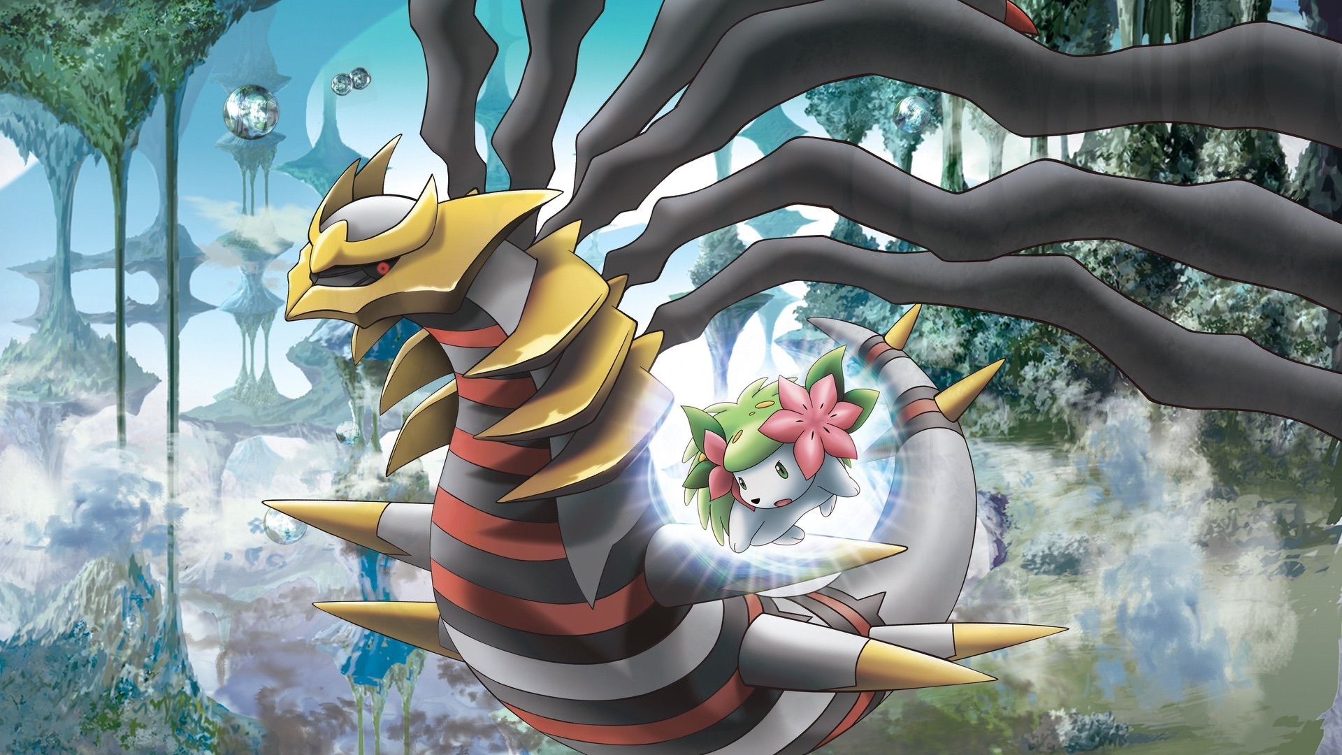 Pokémon: Giratina and the Sky Warrior background