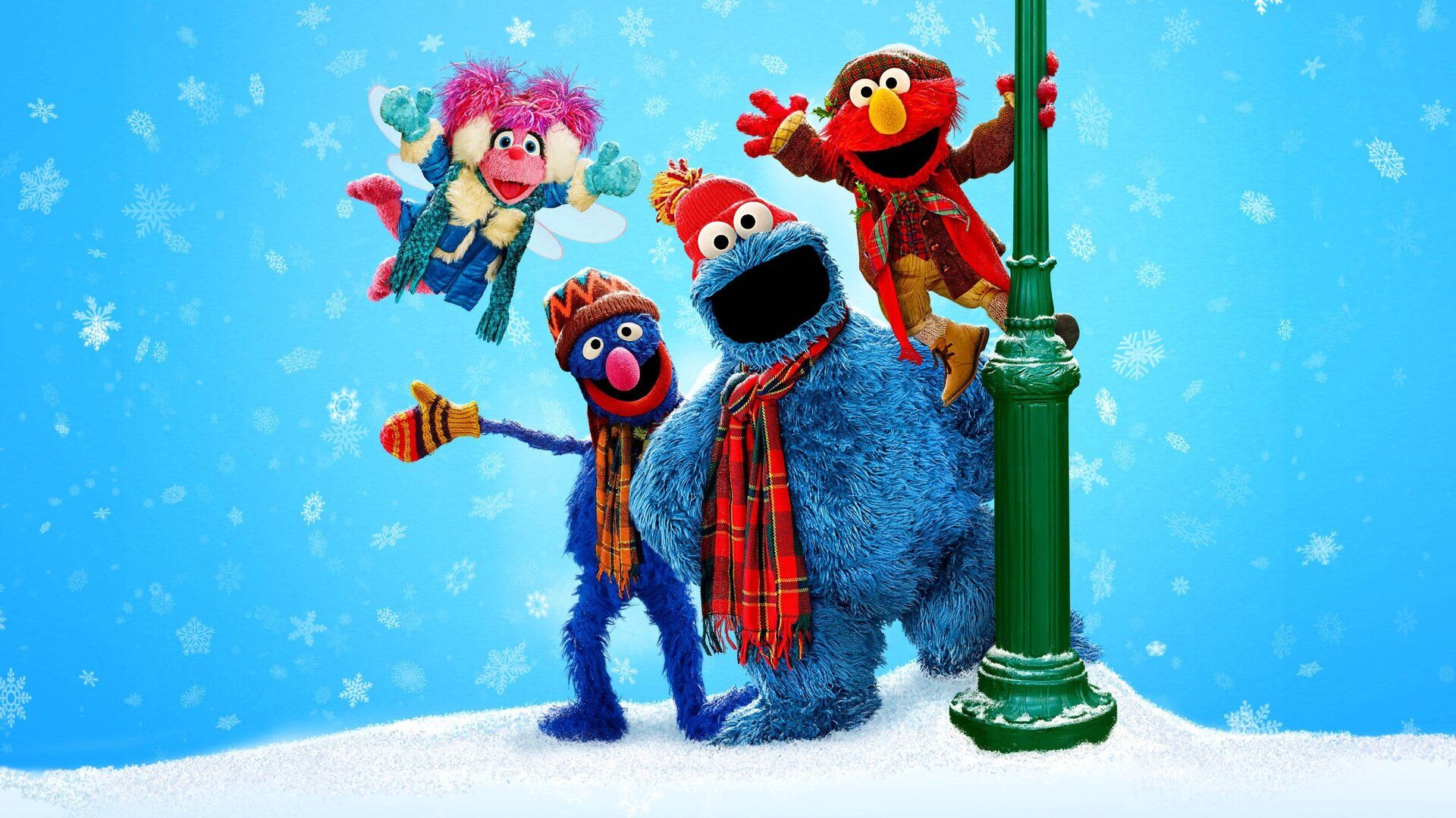 Once Upon a Sesame Street Christmas background