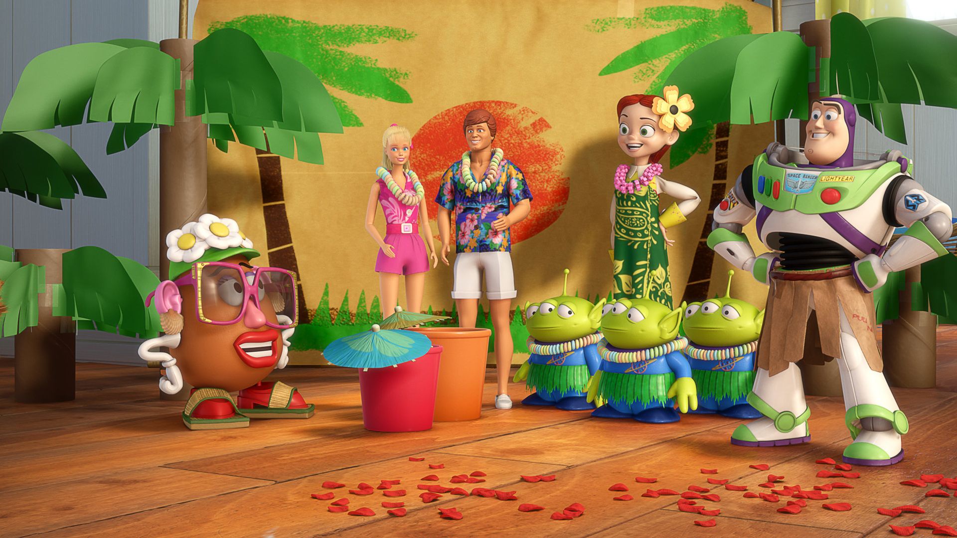 Toy Story Toons: Hawaiian Vacation background