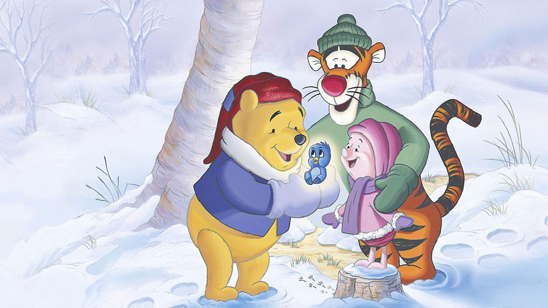 Winnie the Pooh: Seasons of Giving background