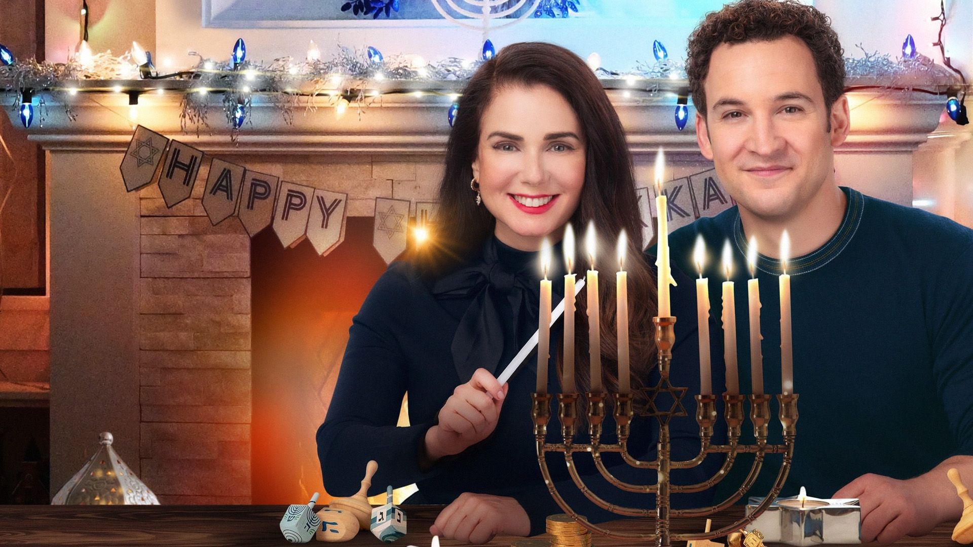 Love, Lights, Hanukkah! background