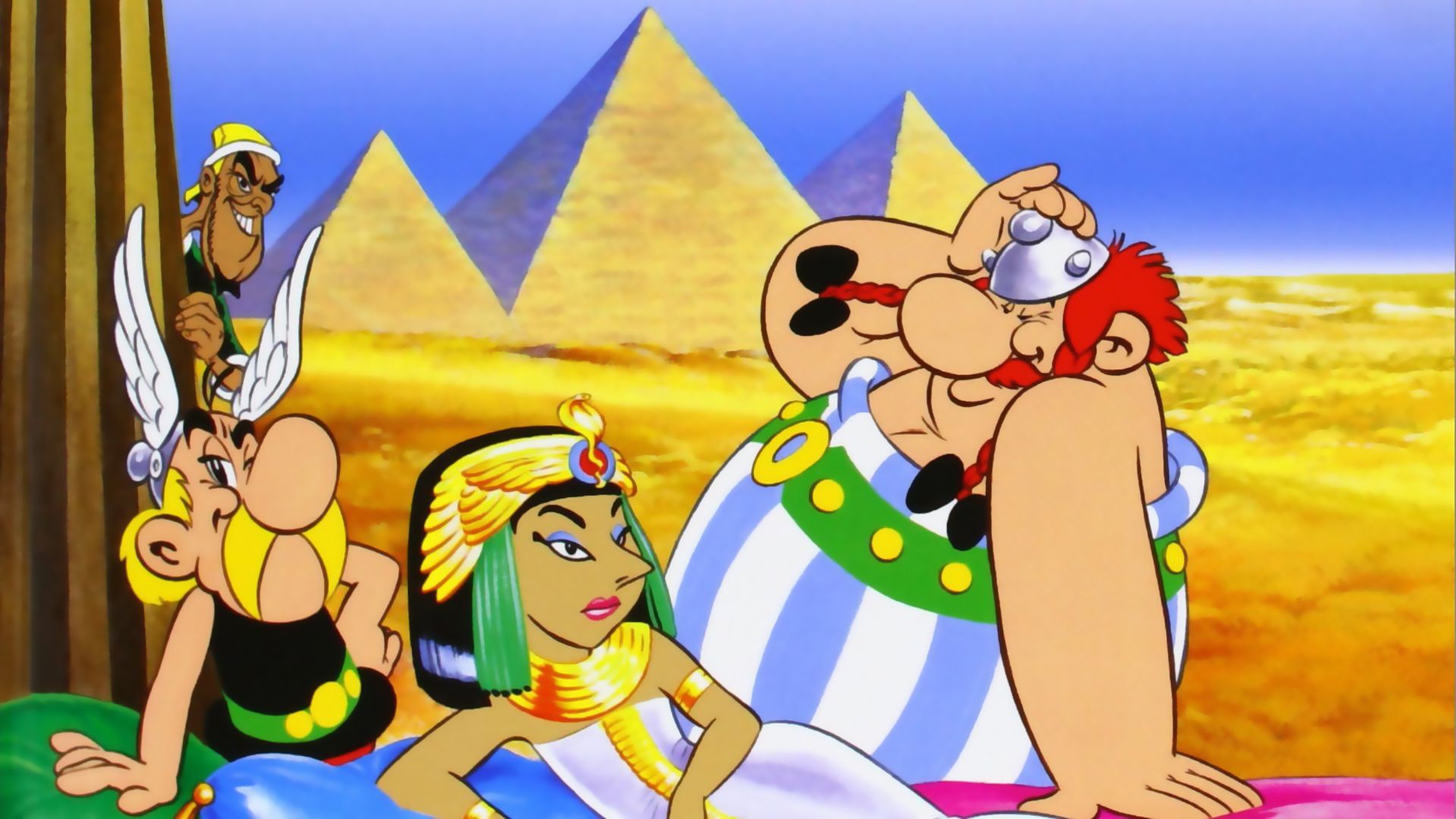 Asterix and Cleopatra background