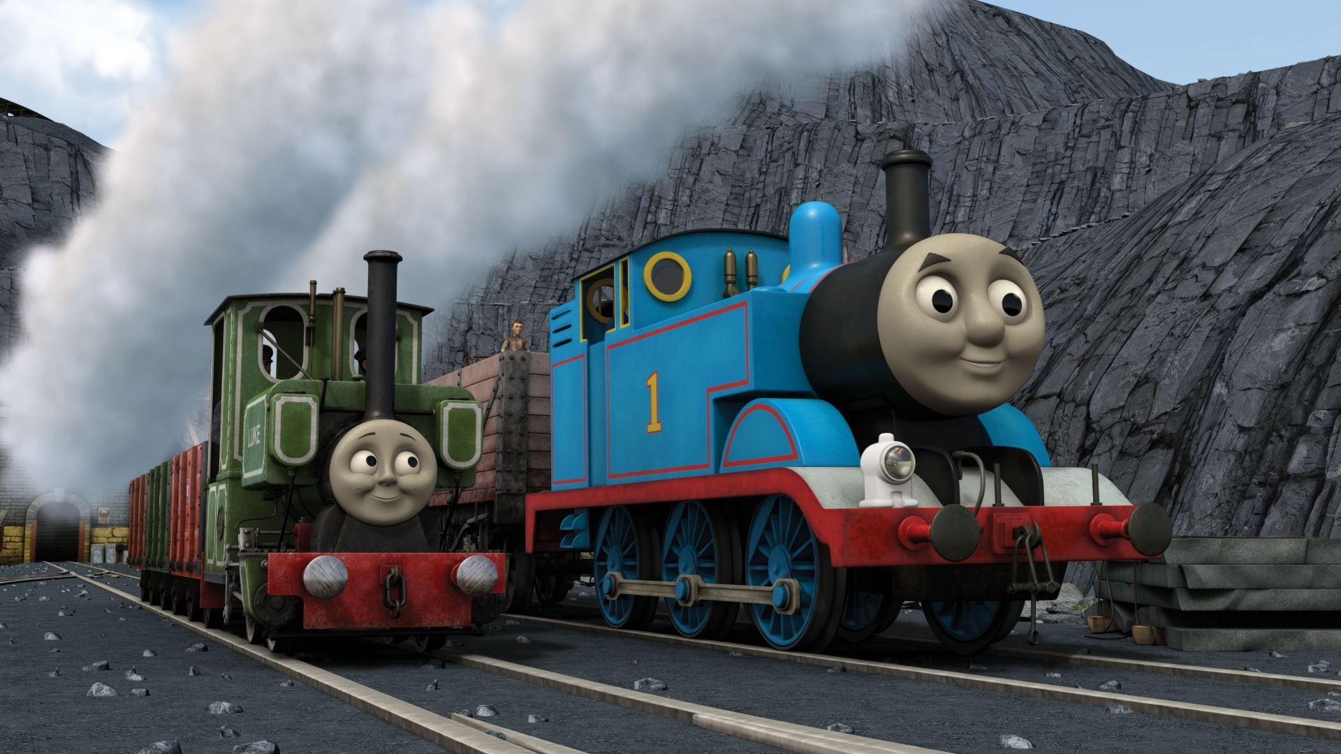 Thomas & Friends: Blue Mountain Mystery background