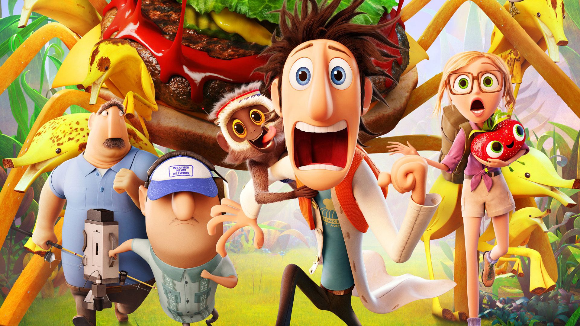 Cloudy with a Chance of Meatballs 2 background