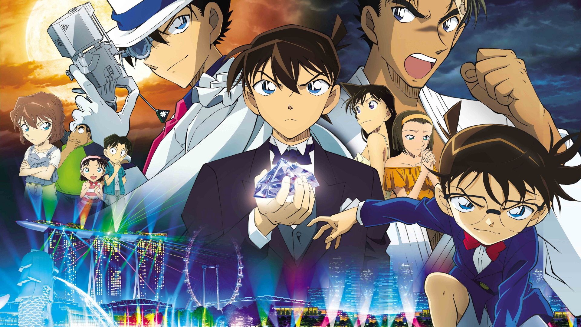 Detective Conan: The Fist of Blue Sapphire background