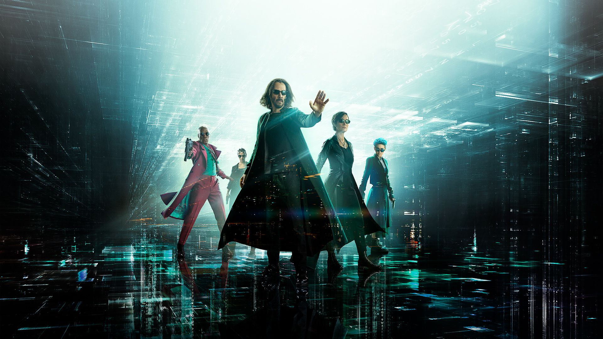 The Matrix Resurrections background