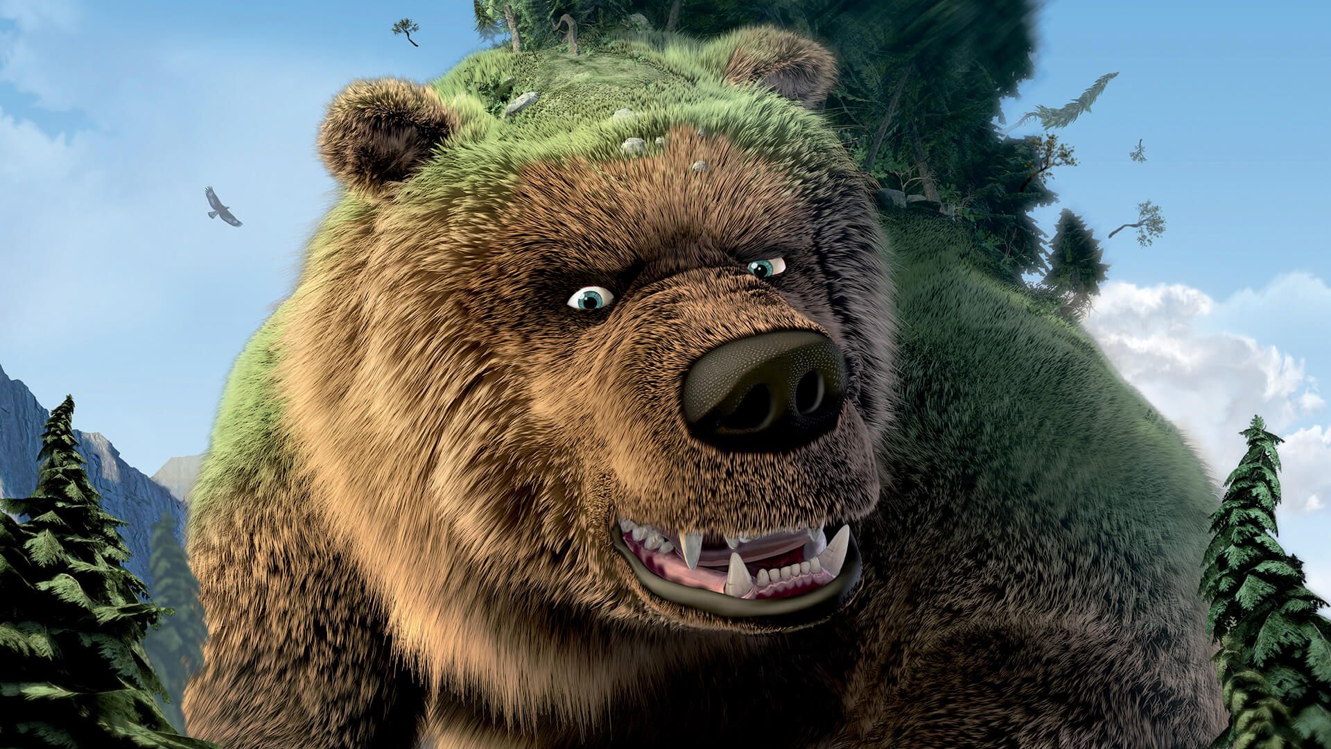 Den kæmpestore bjørn background