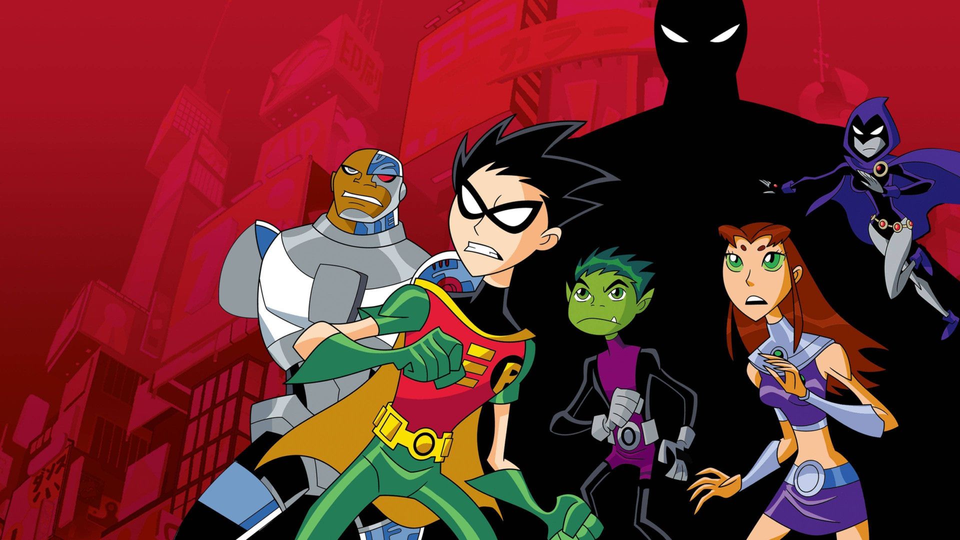 Teen Titans: Trouble in Tokyo background