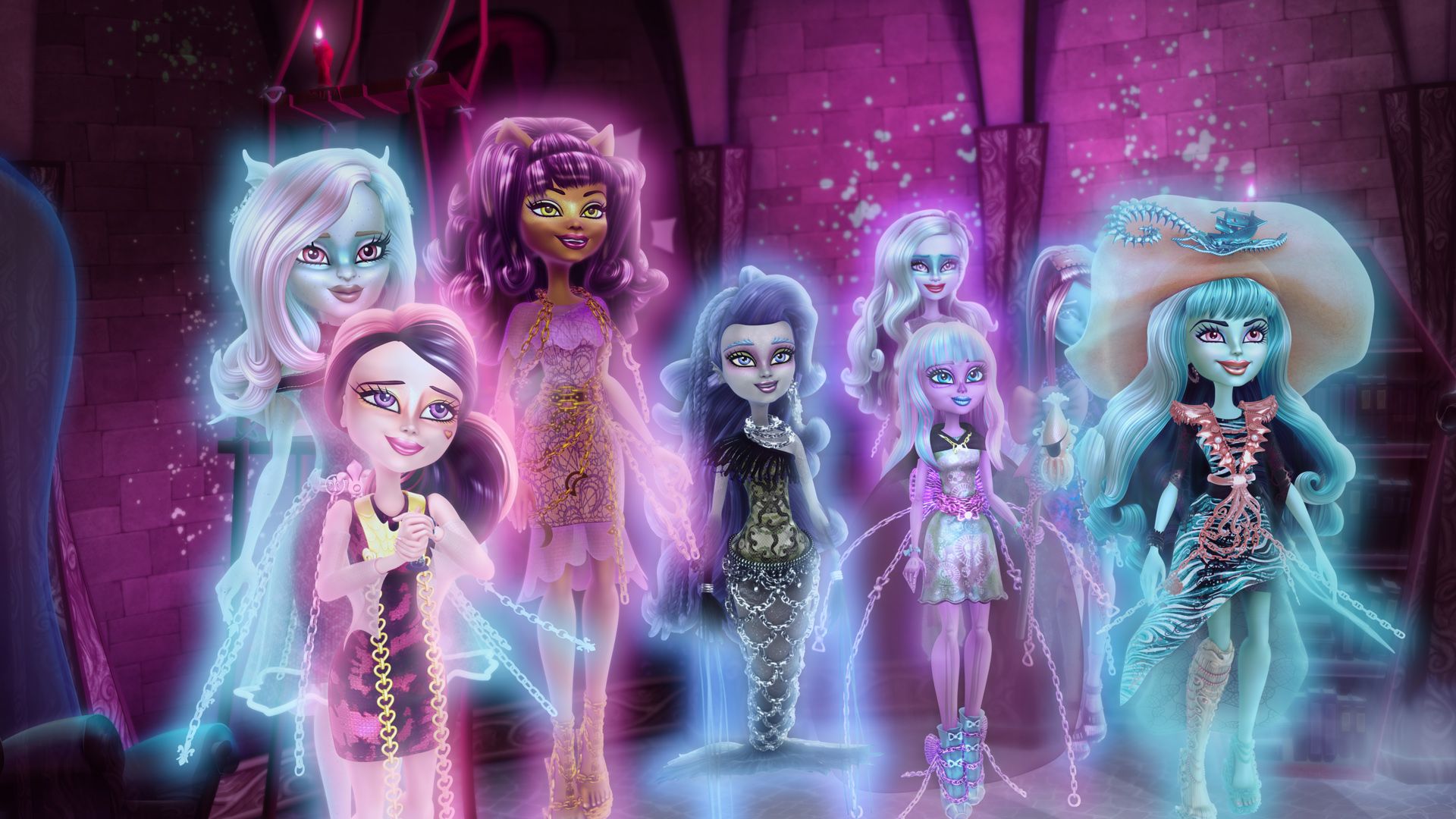 Monster High: Haunted background
