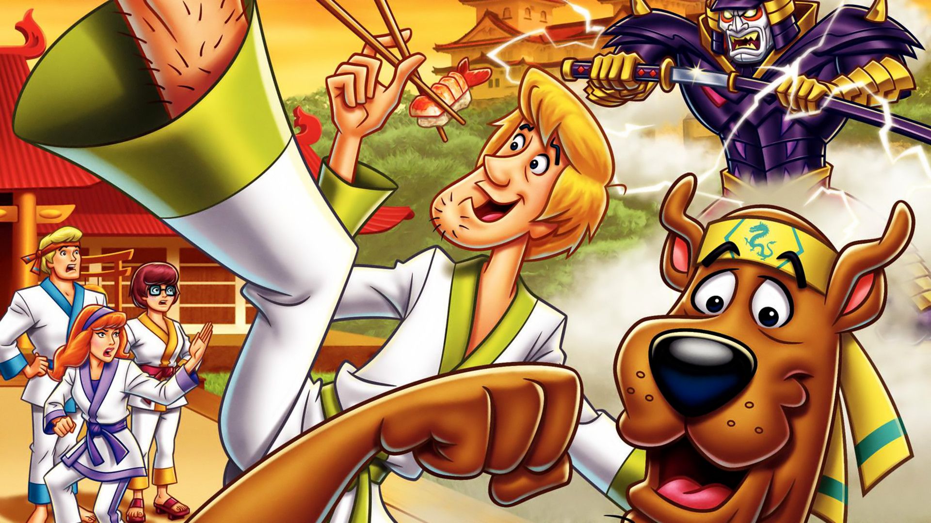 Scooby-Doo and the Samurai Sword background