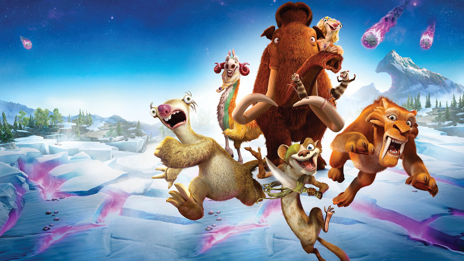Ice Age: Collision Course background
