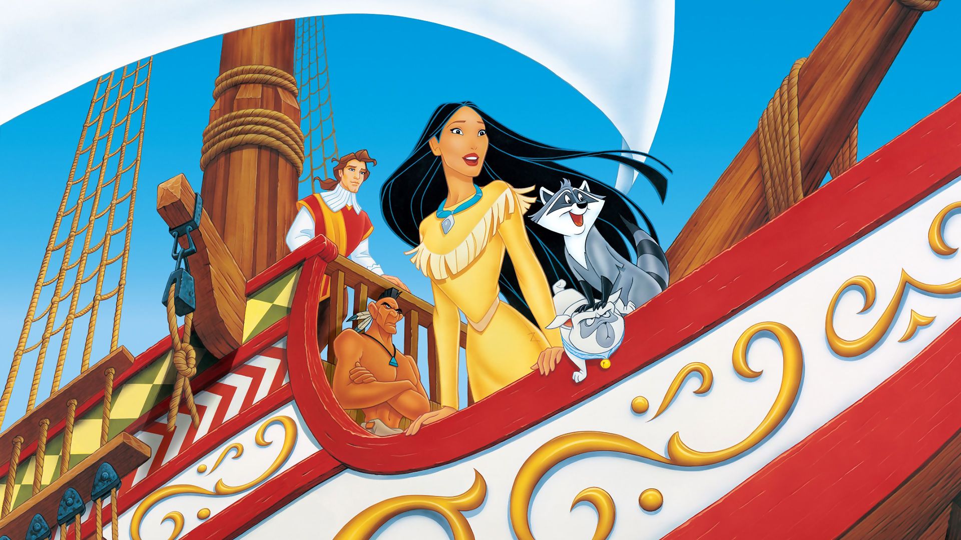 Pocahontas 2: Journey to a New World (1998) (V) background