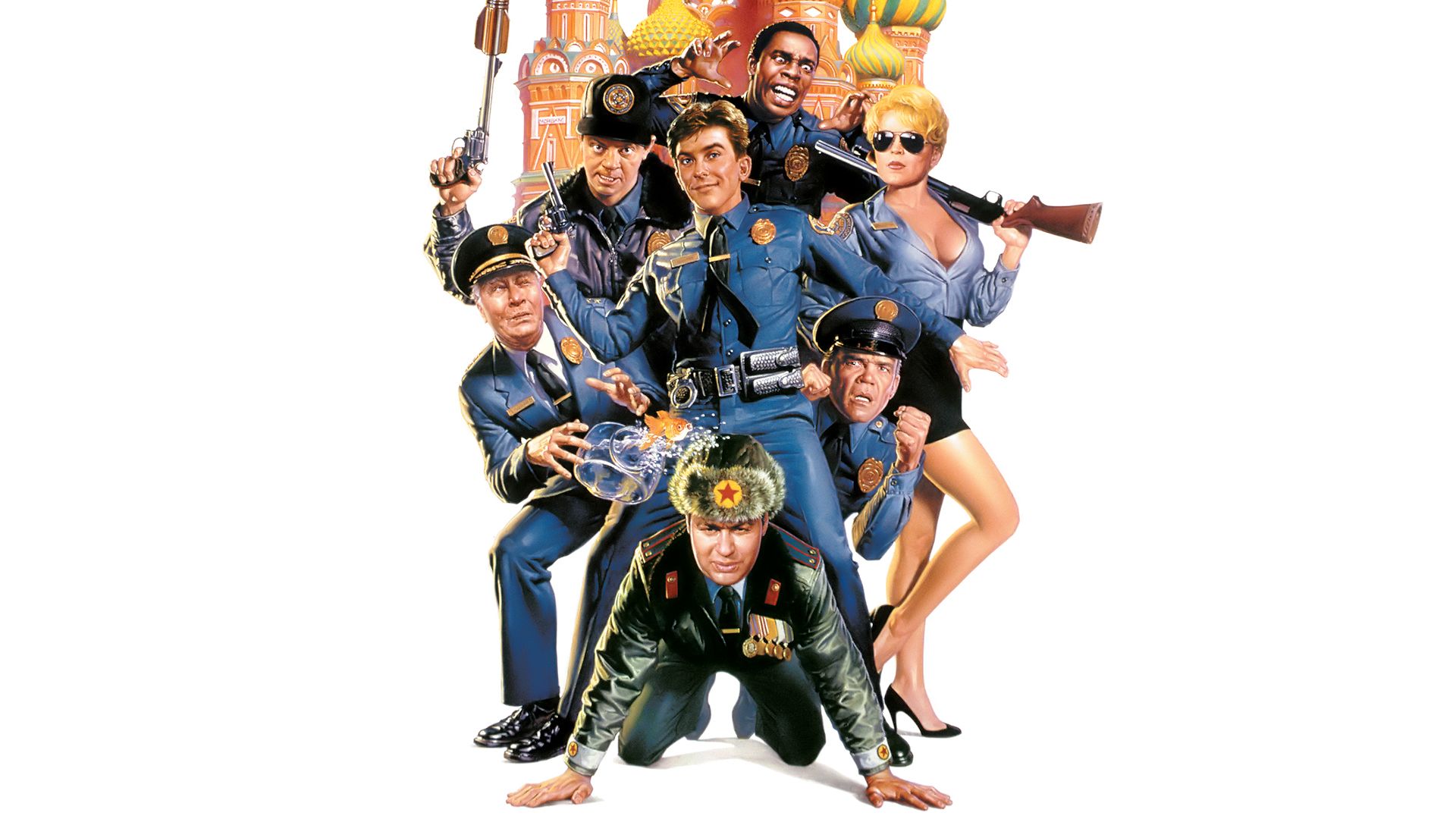 Police Academy: Mission to Moscow background