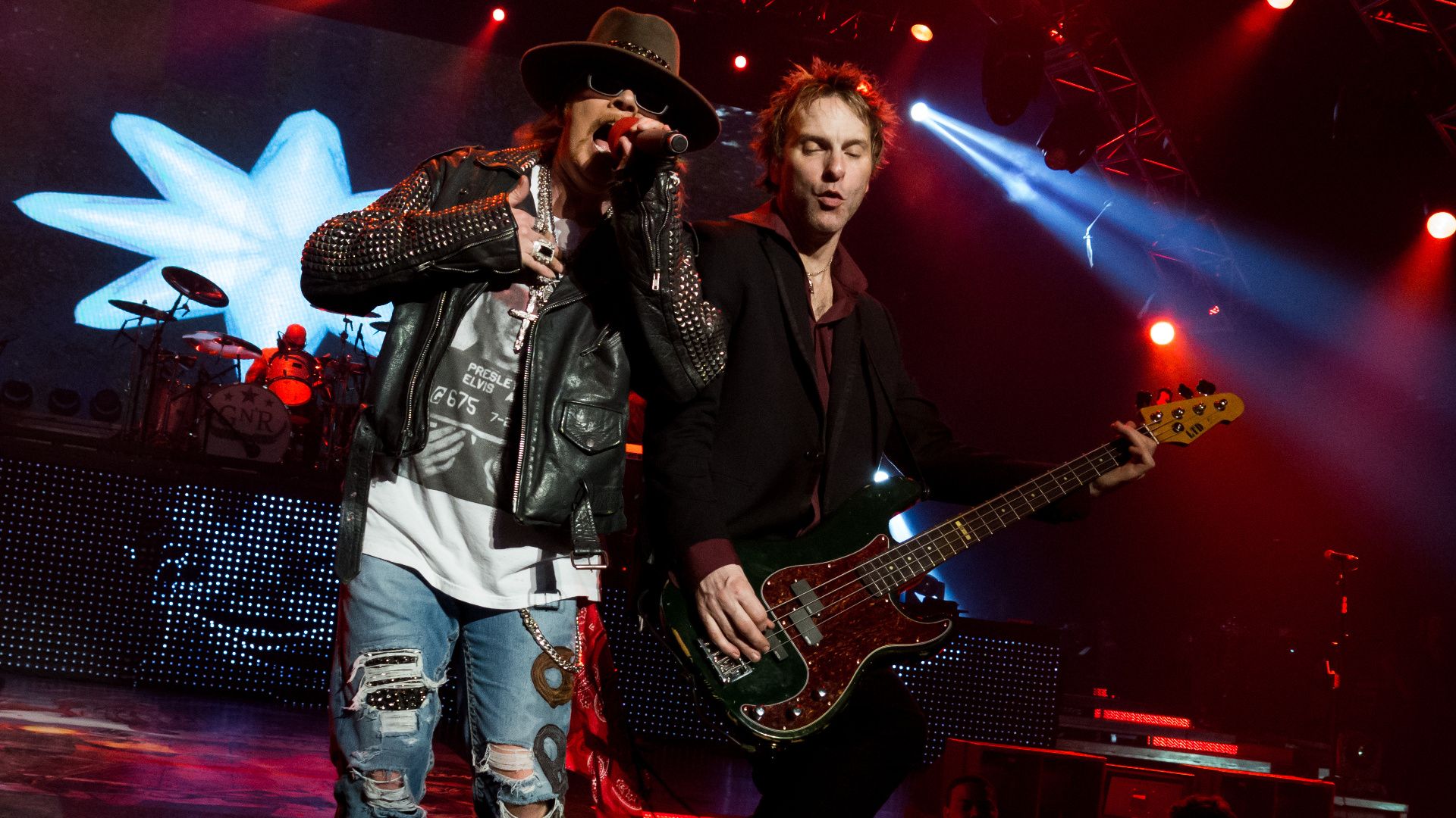 Guns N' Roses Appetite for Democracy 3D Live at Hard Rock Las Vegas background