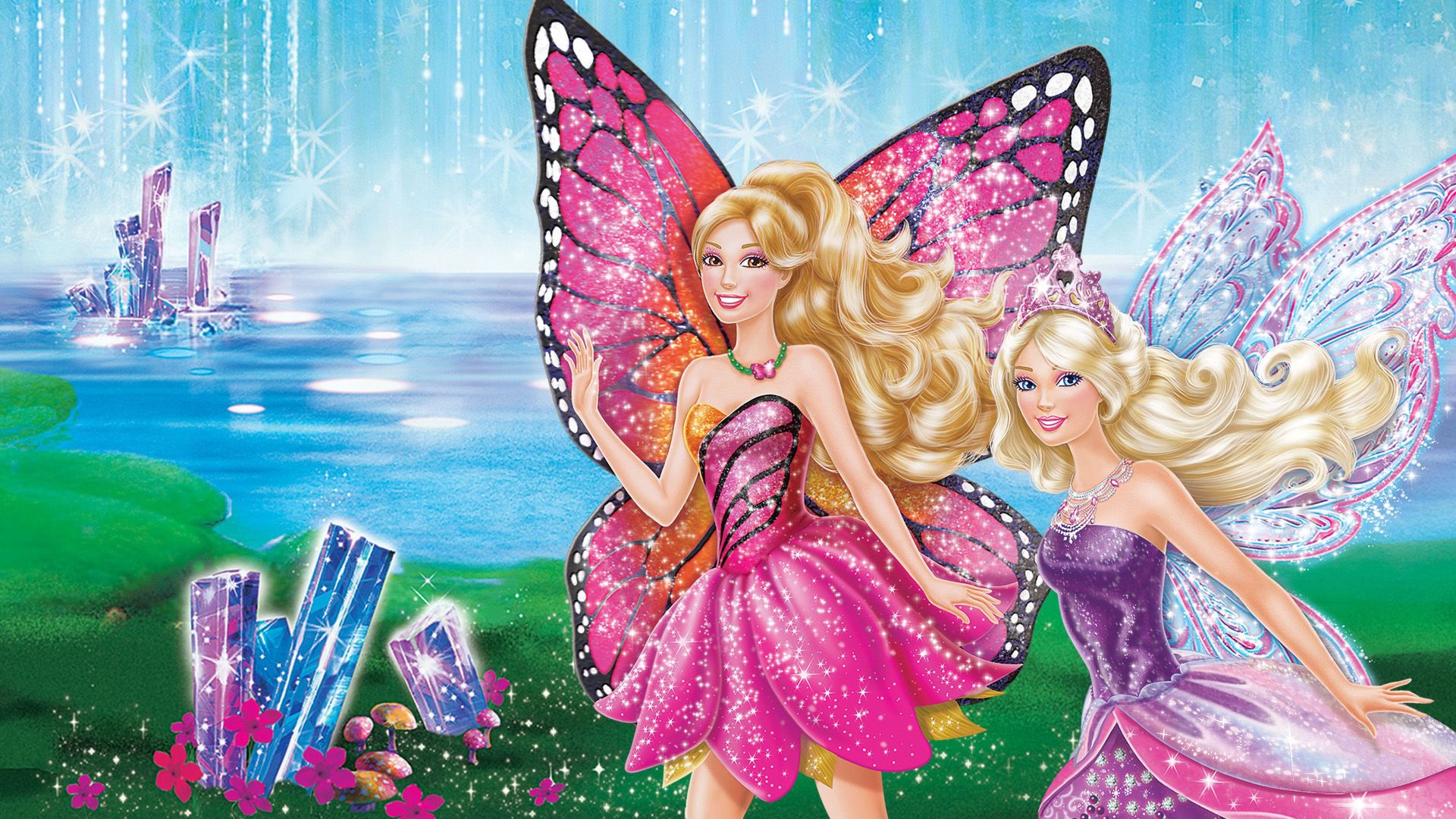 Barbie Mariposa and The Fairy Princess background