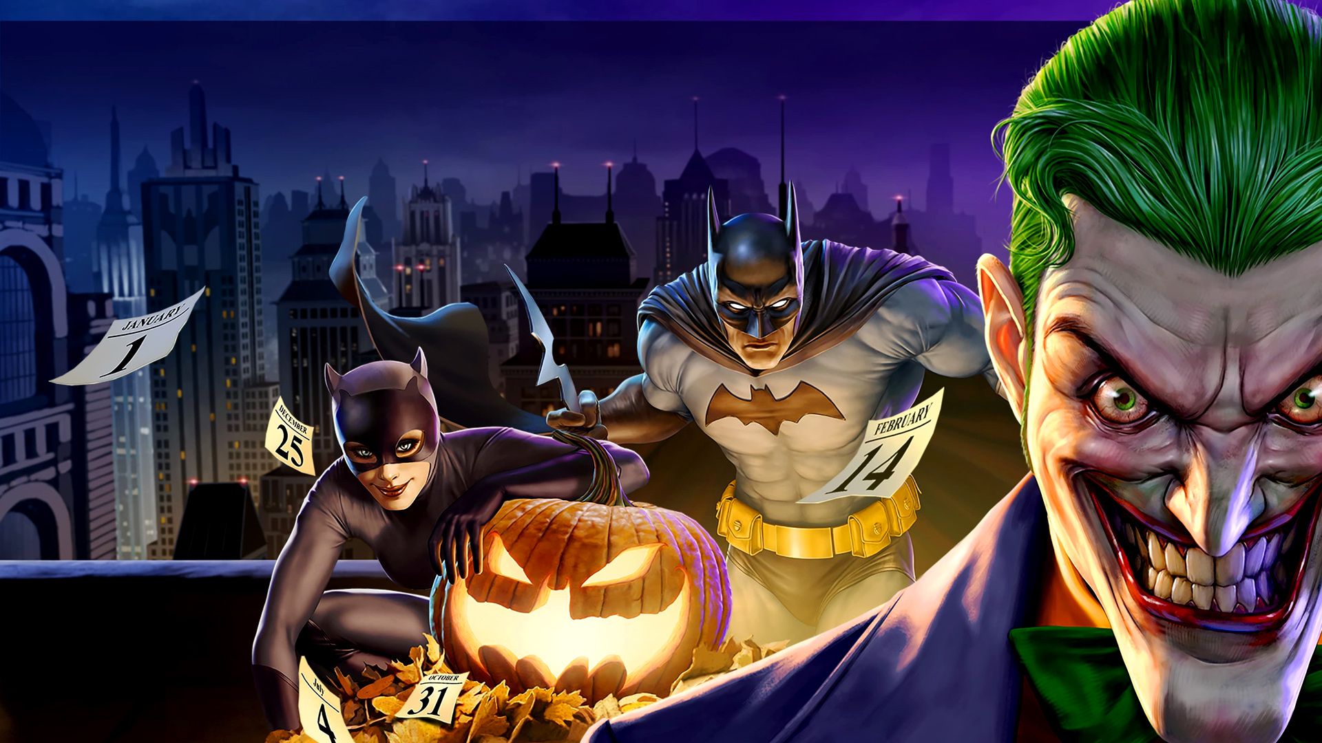 Batman: The Long Halloween, Part One background
