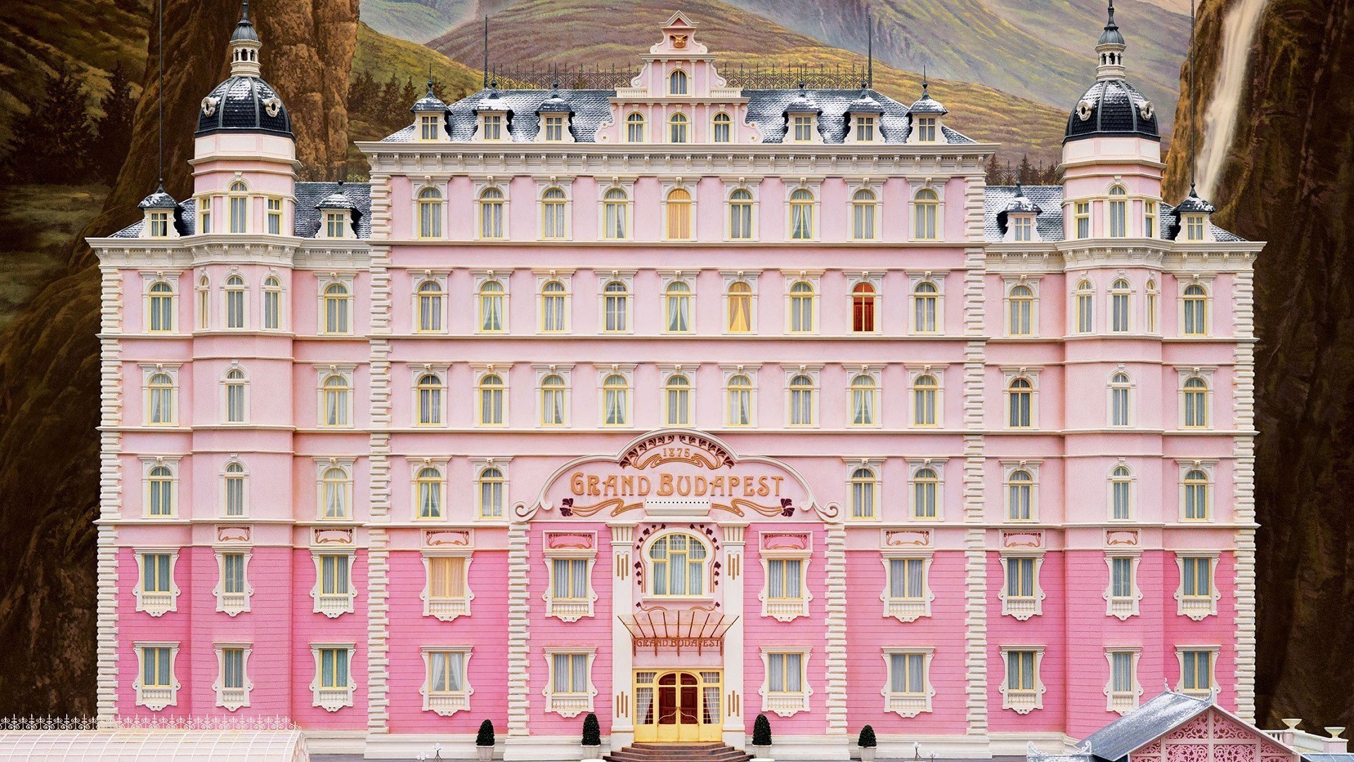 The Grand Budapest Hotel background
