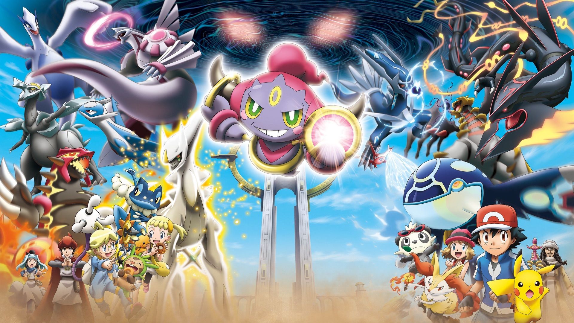 Pokémon the Movie: Hoopa and the Clash of Ages background