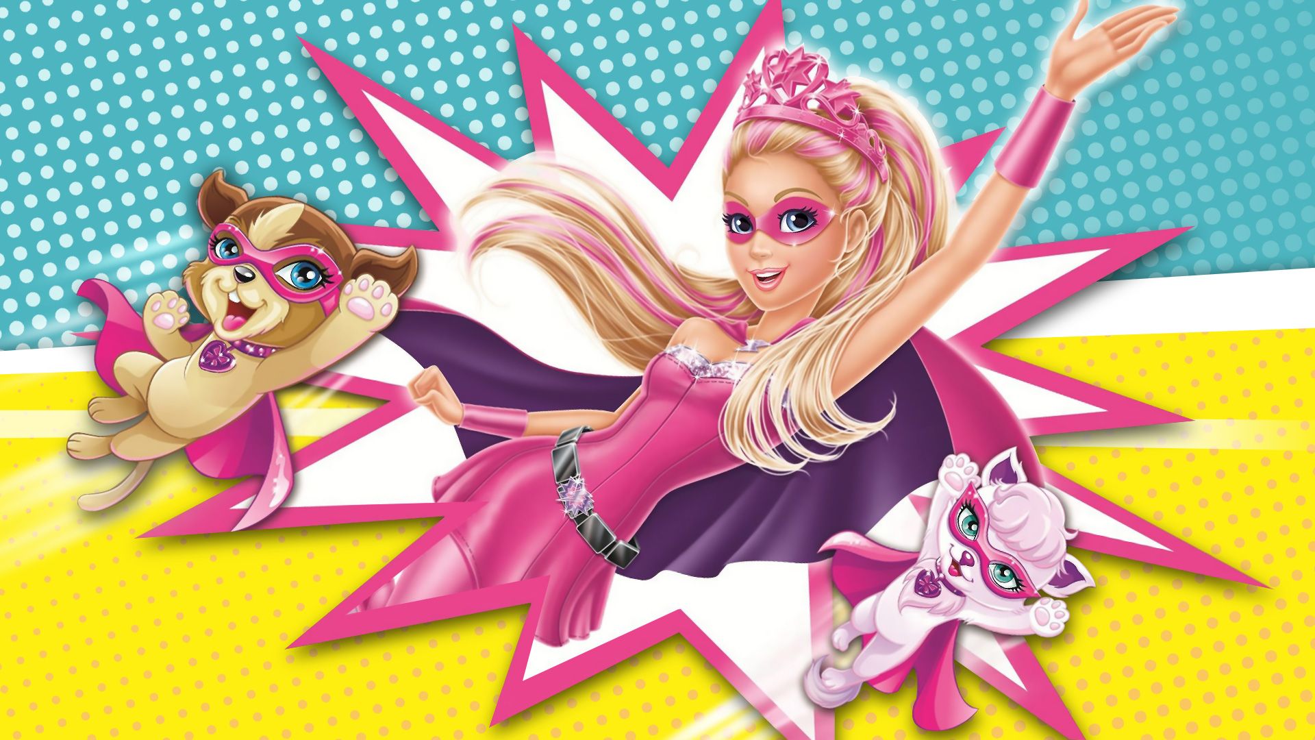 Barbie in Princess Power background
