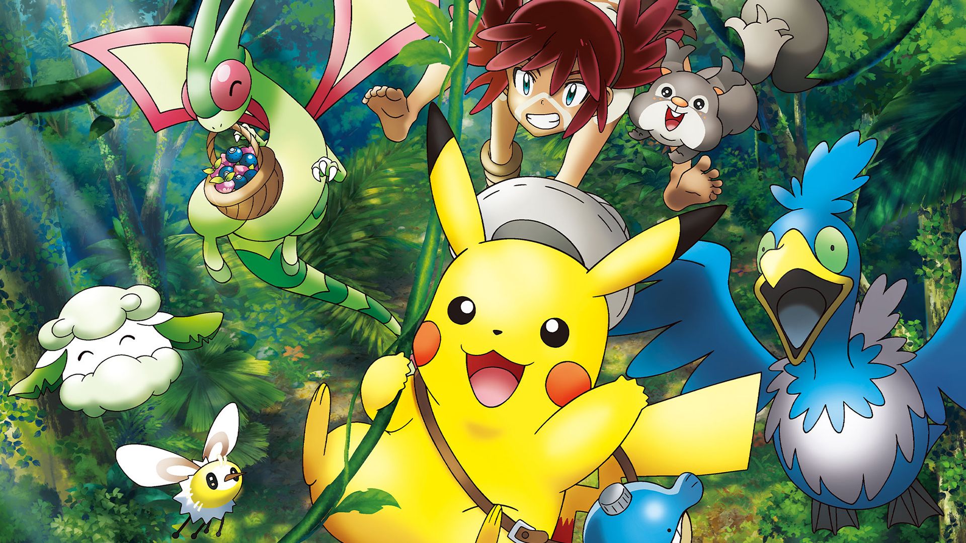 Pokémon the Movie: Secrets of the Jungle background