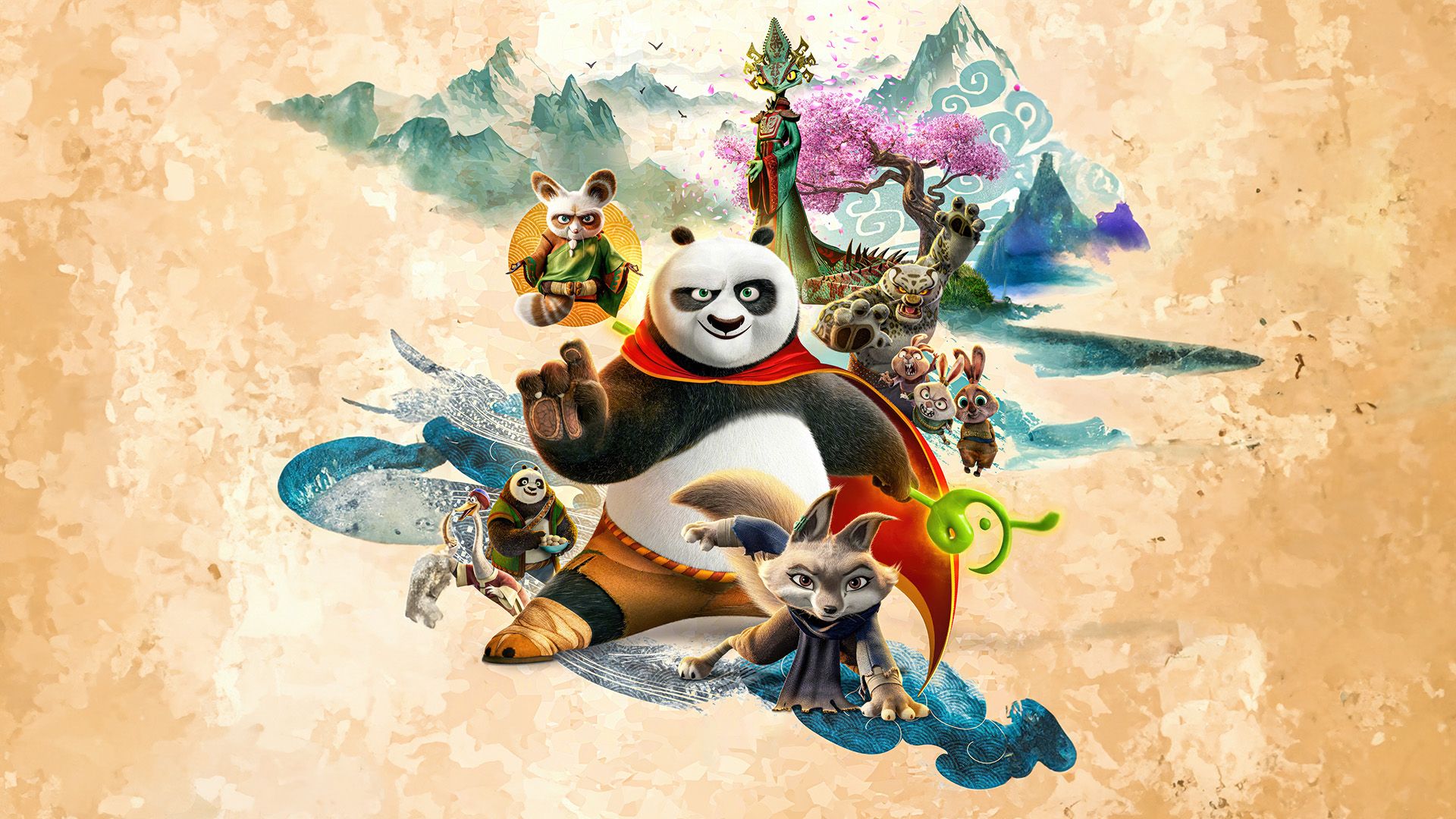 Kung Fu Panda 4 background