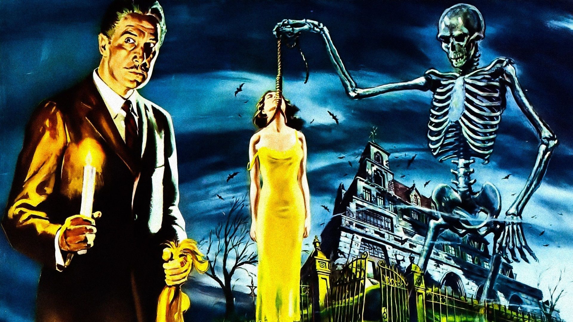 House on Haunted Hill background