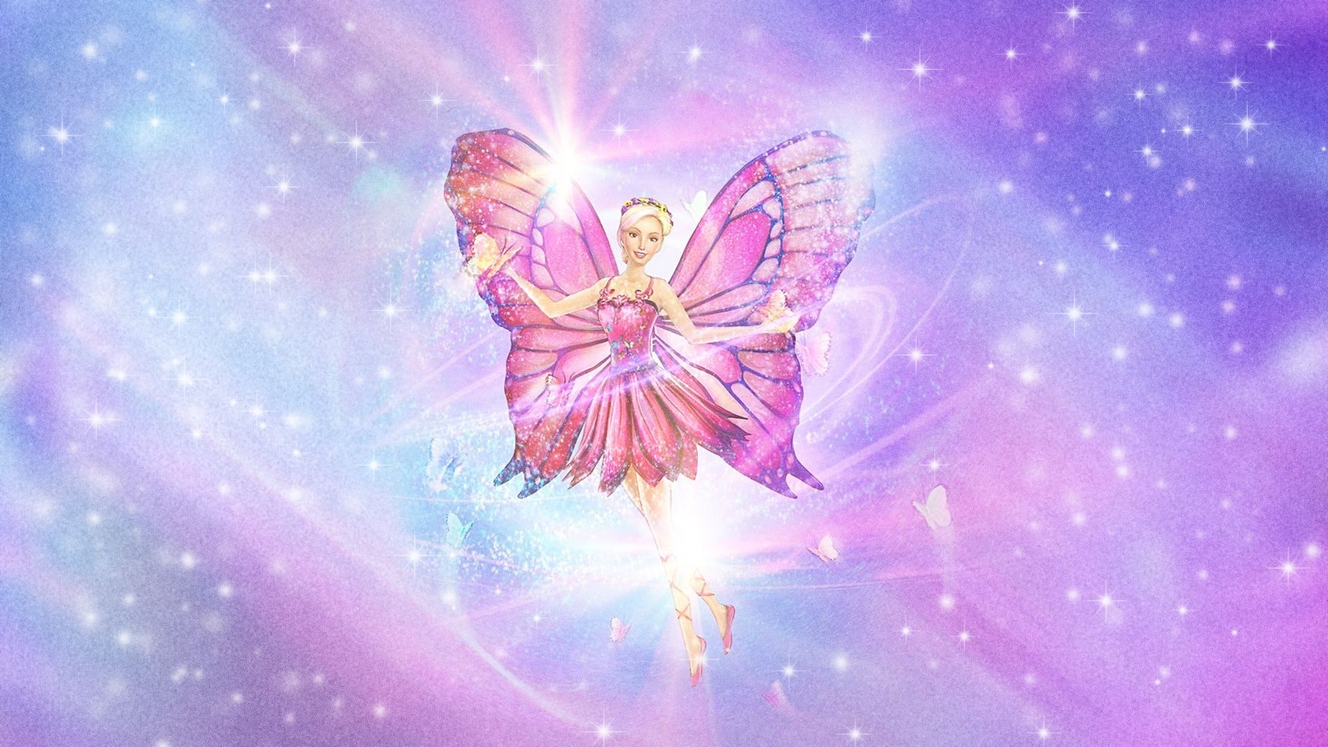 Barbie Mariposa and Her Butterfly Fairy Friends background
