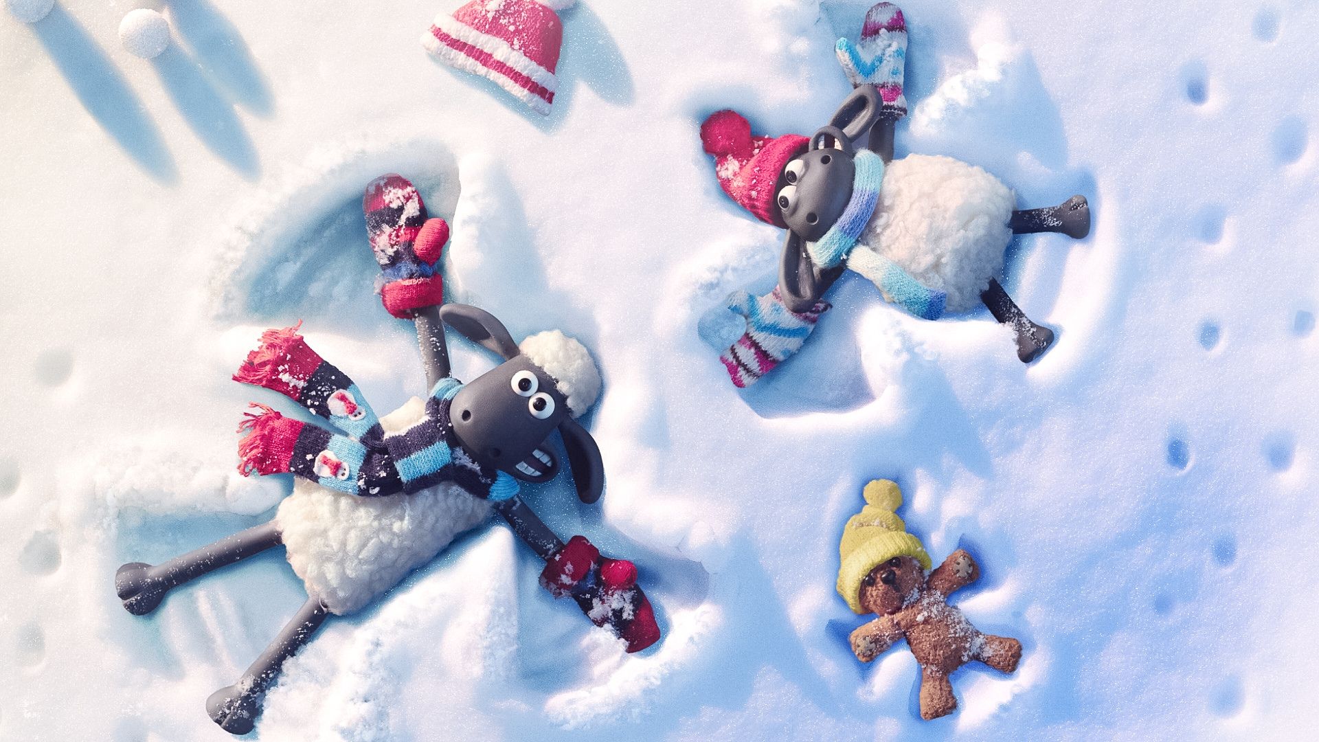 Shaun the Sheep: The Flight Before Christmas background