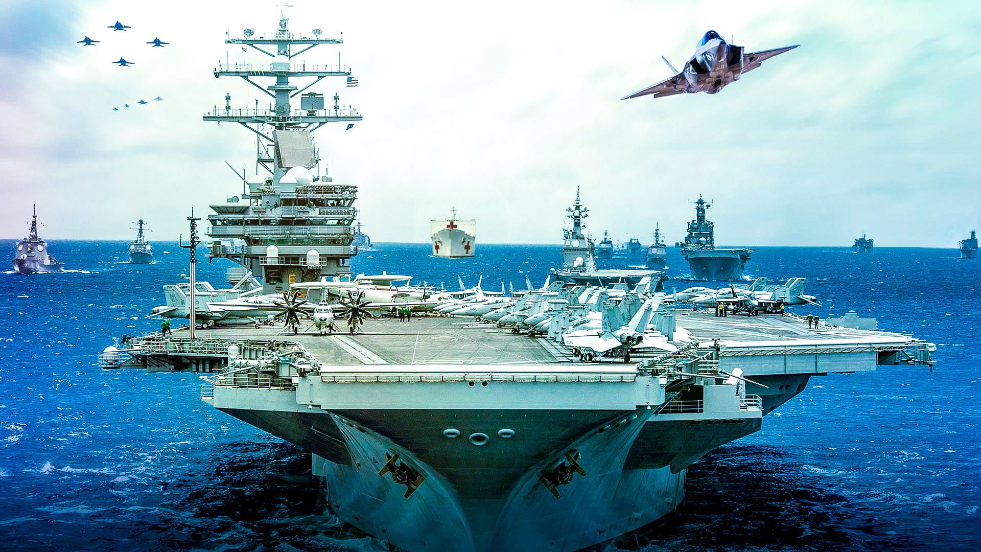 Aircraft Carrier: Guardian of the Seas background