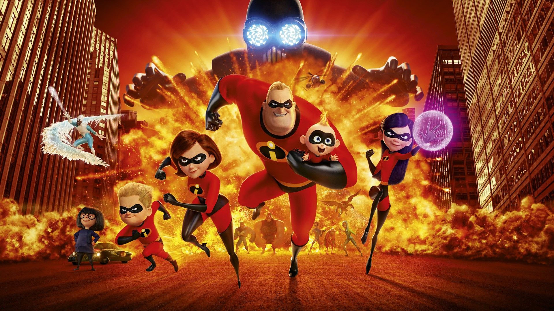 Incredibles 2 background