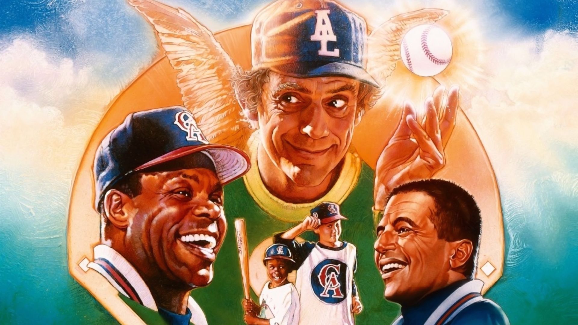 Angels in the Outfield background